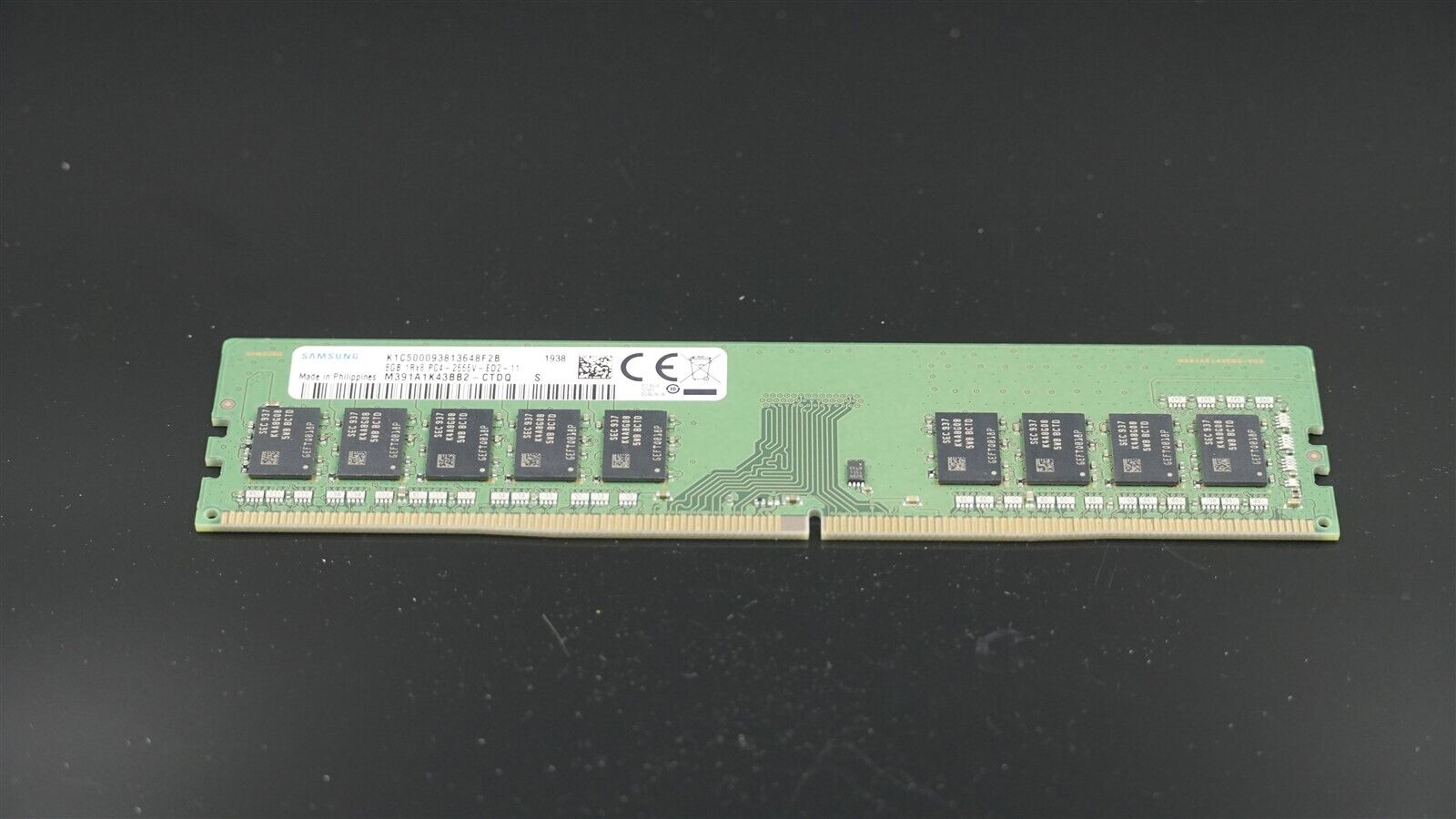 M391A1K43BB2-CTD SAMSUNG 8GB (1X8GB) 1RX8 PC4-2666V DDR4 SERVER MEMORY