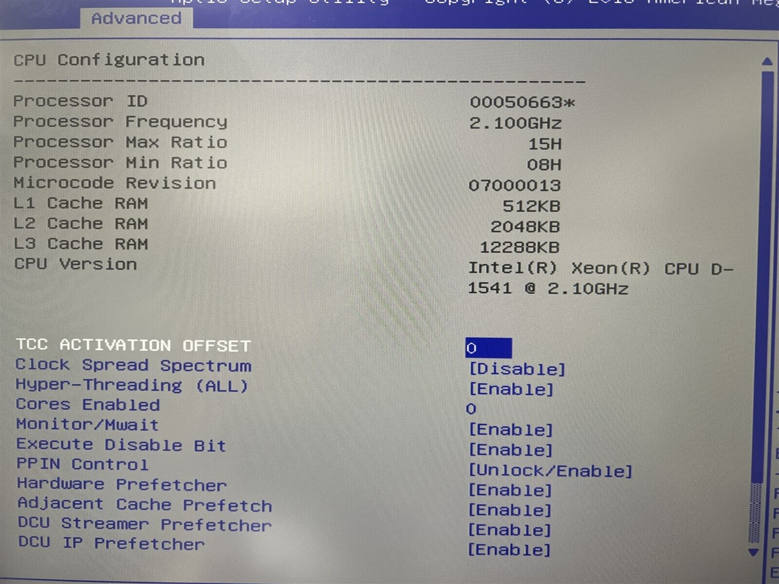 SUPERMICRO CSE-813M X10SDV-TLN4F 1U SERVER 4LFF D-1541 8 CORE 2.1GHz 32GB RAM