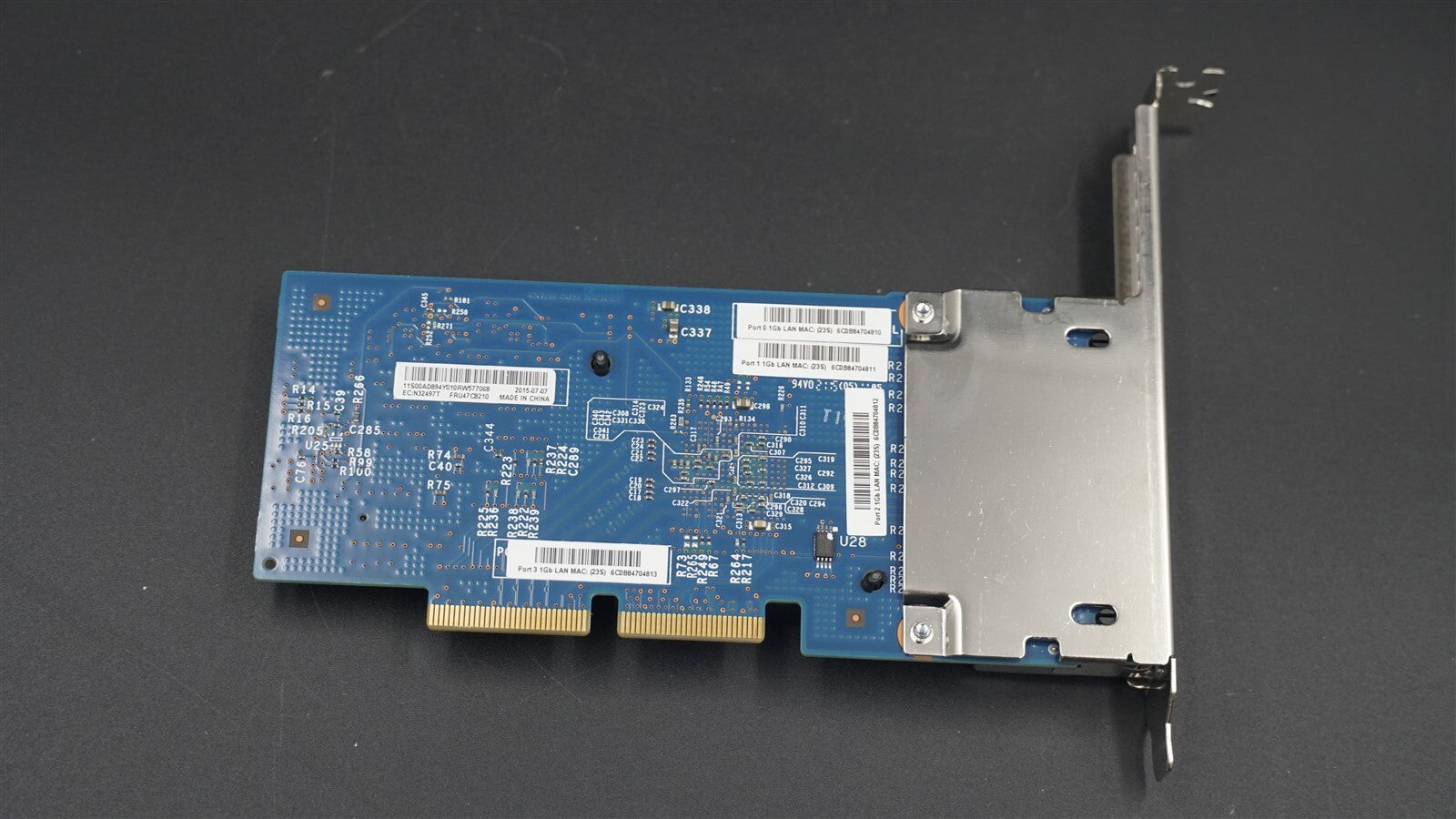 IBM 00JY932 I350-T4 4-PORT 1GB ETHERNET NETWORK ADAPTER HIGH PROFILE 47C8210