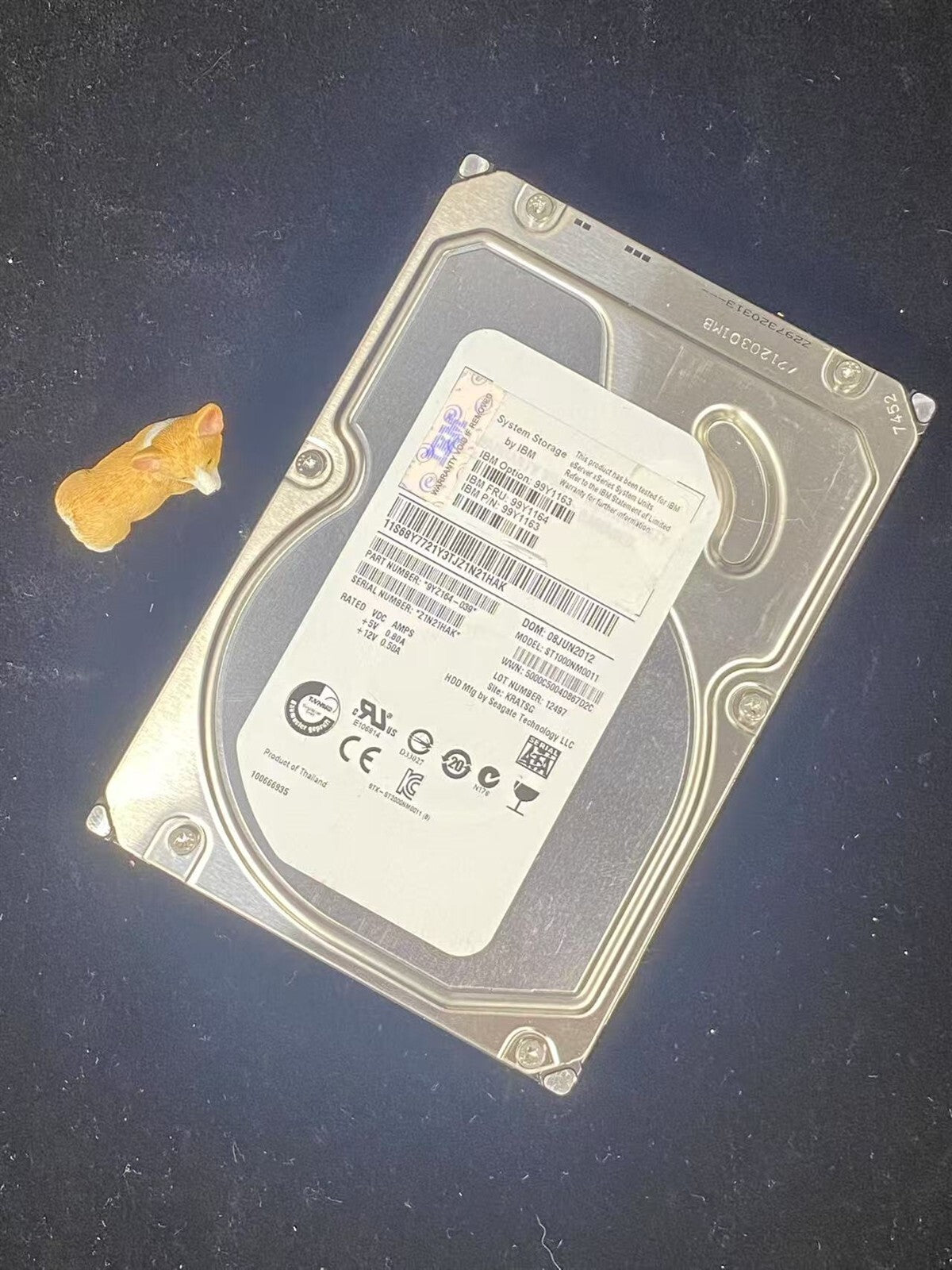99Y1163 99Y1164 ST1000NM0011 IBM 1TB 7.2K SATA 3.5" LFF HARD DRIVE