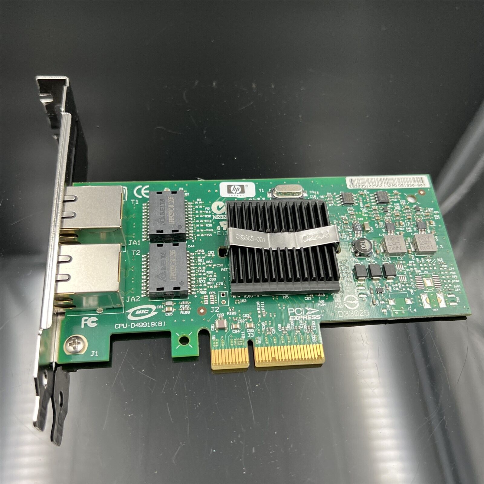 412646-001 HP NC360T 412651-001 PCI-E Dual Port Ethernet Adapter