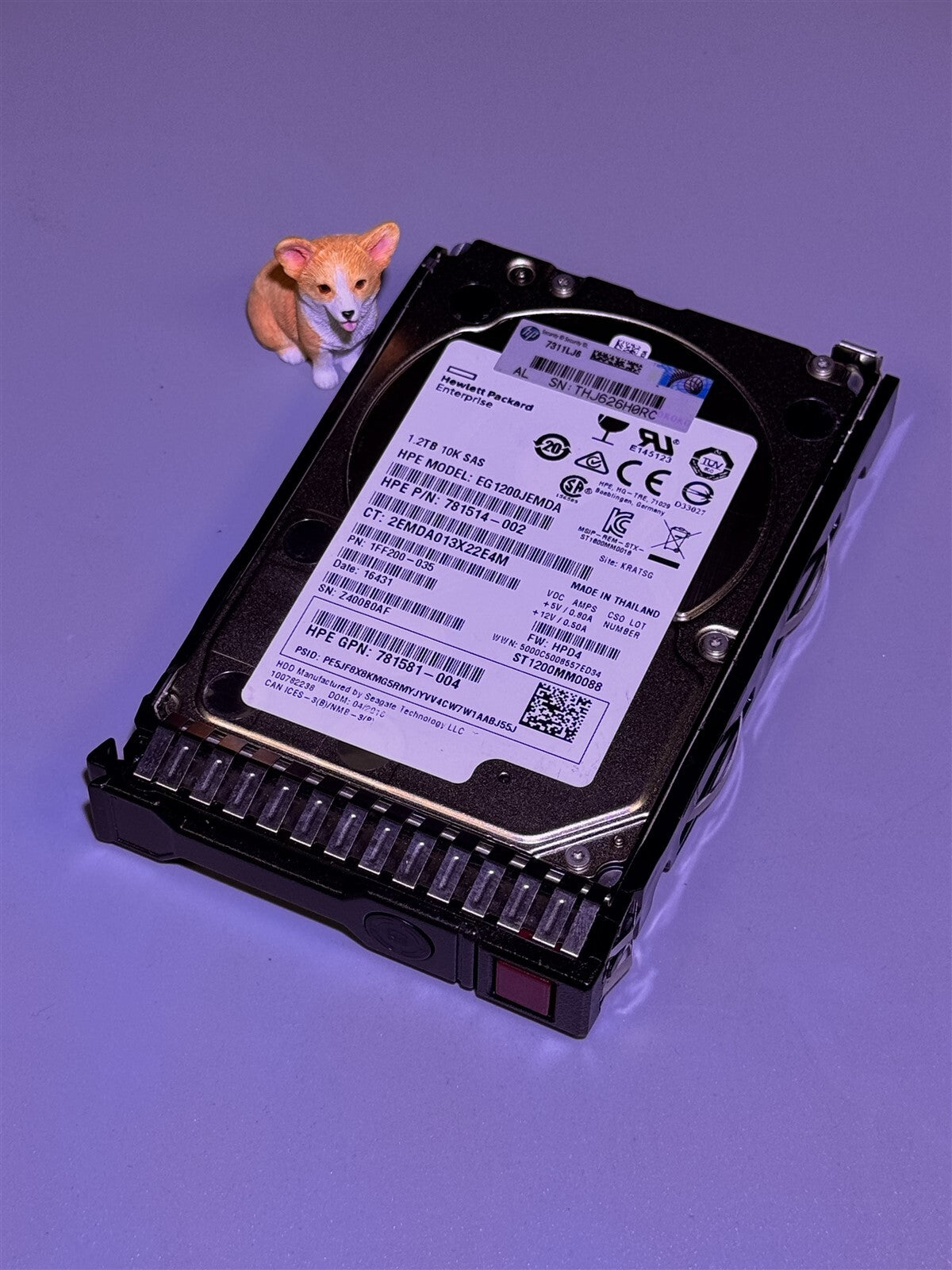 718162-B21 HP 1.2TB 10K 12Gbps 2.5" SAS 781581-004 781514-002 ST1200MM0088
