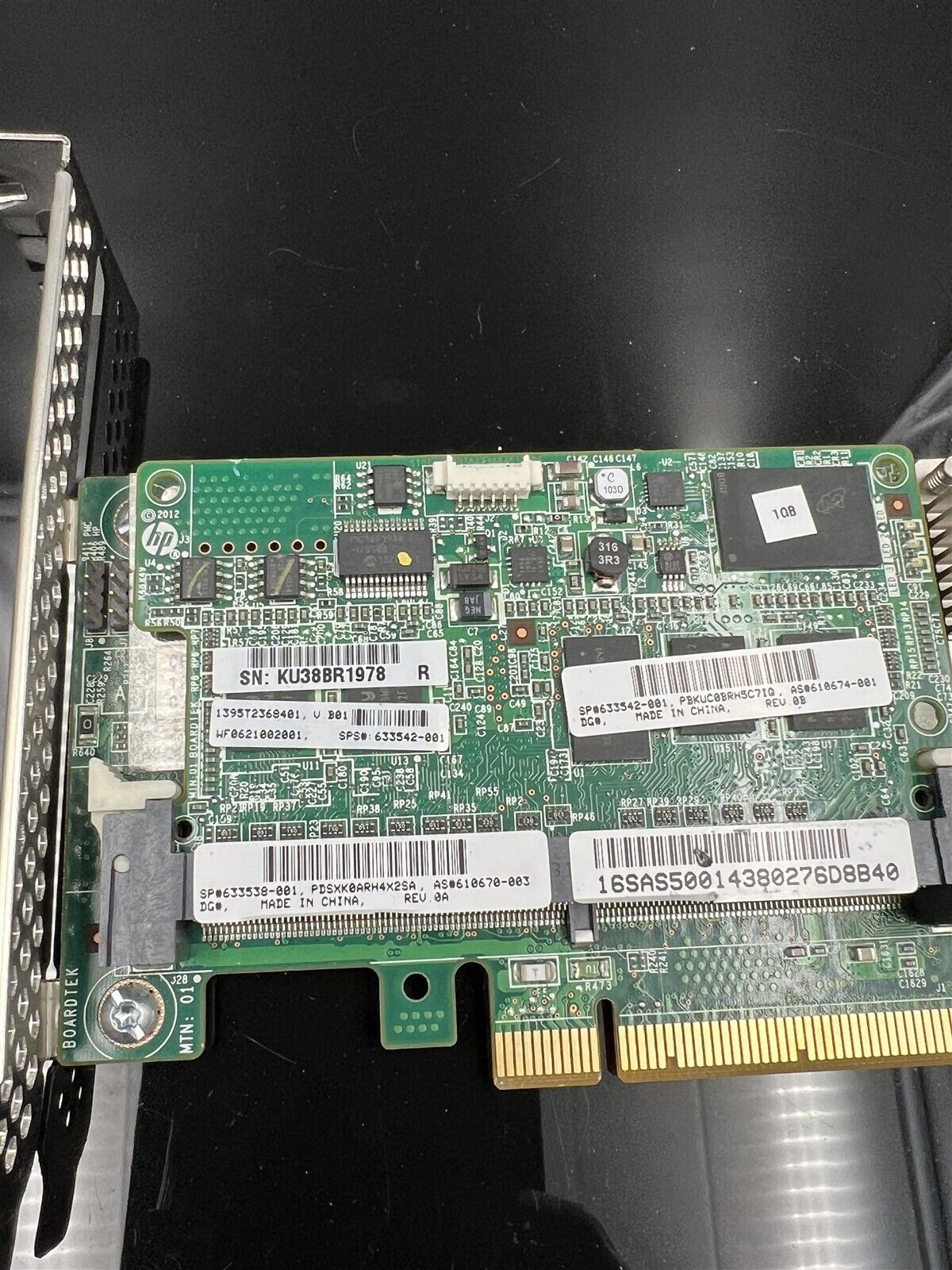 HPE 631670-B21 633538-001 SMART ARRAY P420 PCI-E RAID CONTROLLER W/1GB CACHE