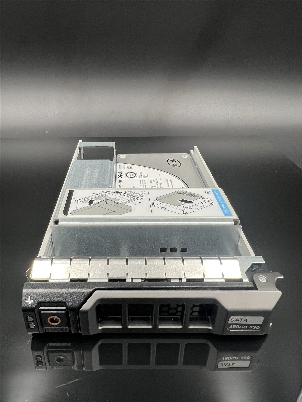 64TMJ SSDSC2BB480G7R DELL INTEL S3520 480GB SATA 6Gbps SSD WITH 3.5" TRAY 90%+