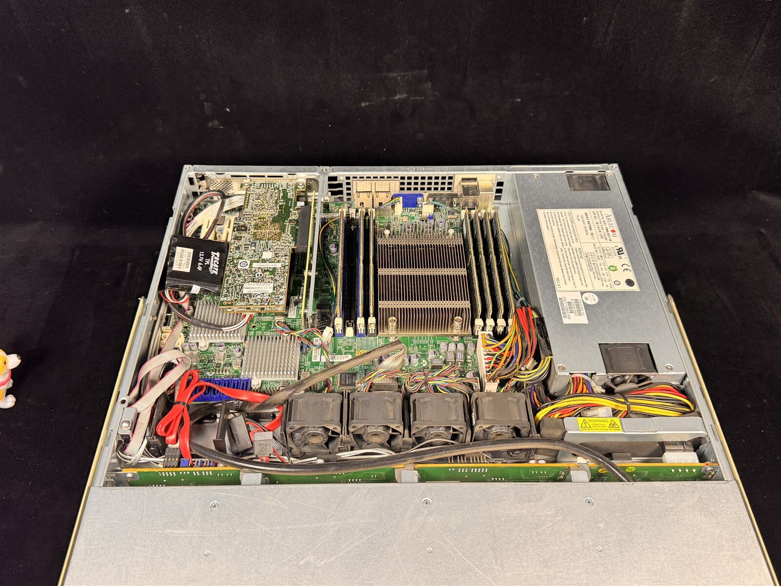 SUPERMICRO CSE-813M X9SRH-7F 1U SERVER 4LFF 12C E5-2697v2 2.7GHz 96GB 4x TRAY