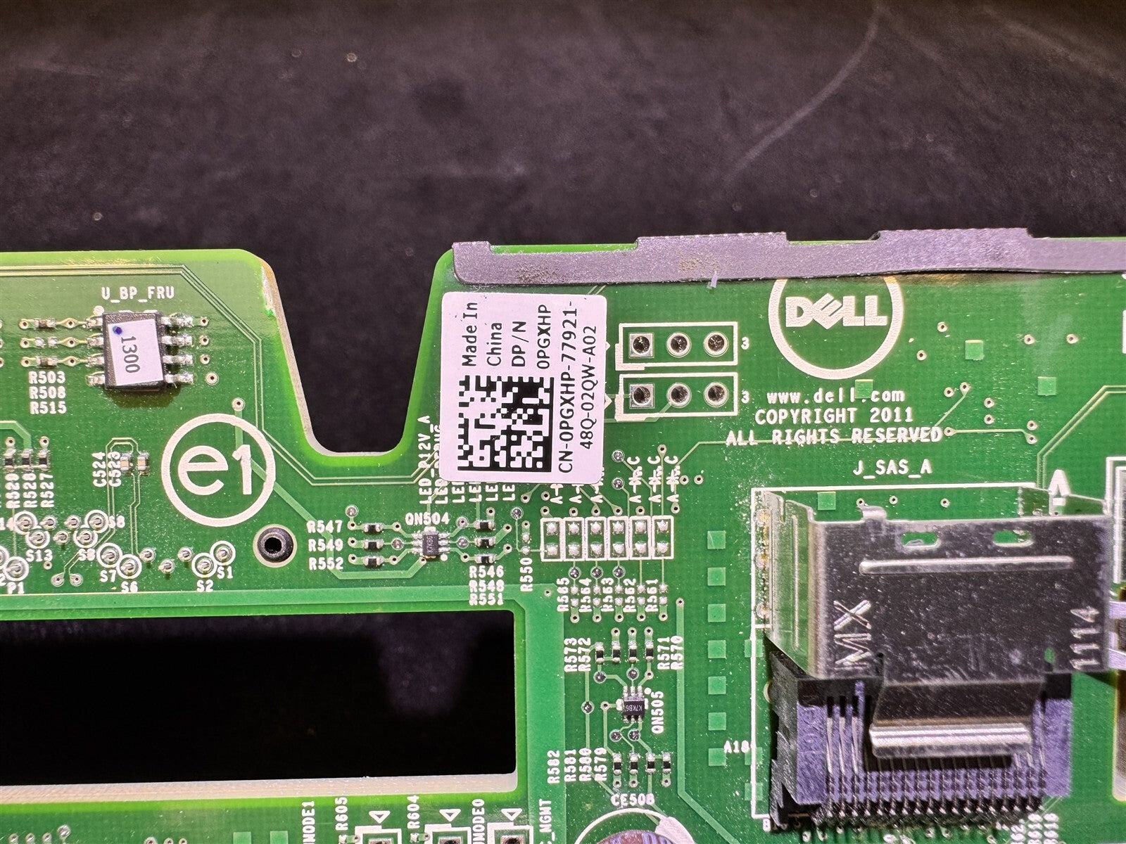 PGXHP DELL POWEREDGE 12x 3.5" LFF HARD DRIVE BACKPALNE FOR R720XD
