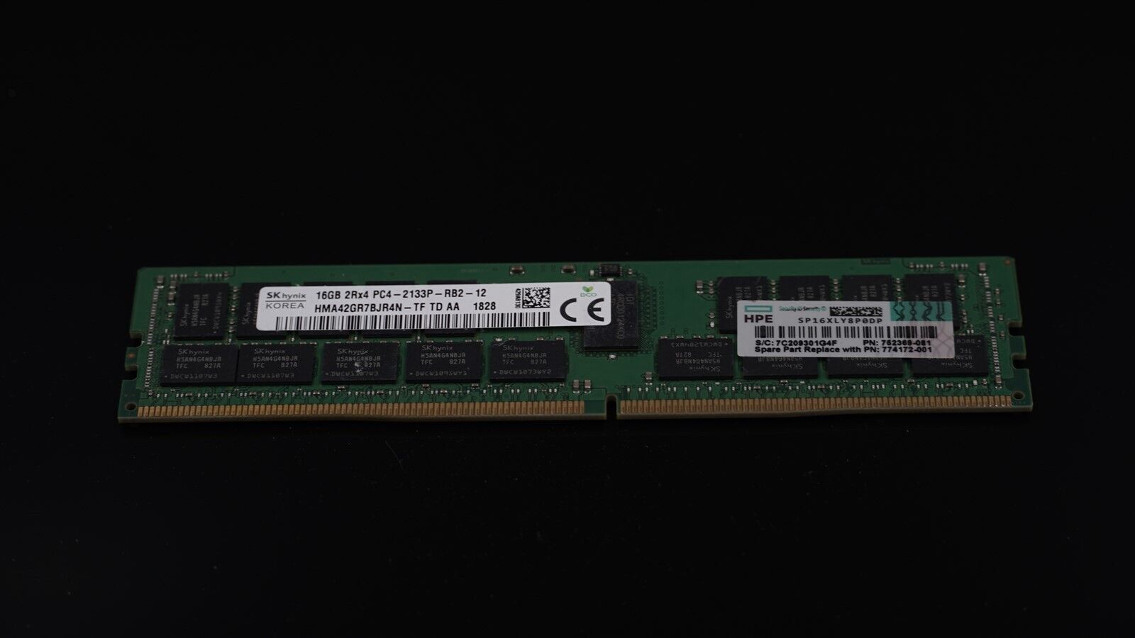 HMA42GR7BJR4N-TF HYNIX 16GB (1X16GB) 2RX4 PC4-2133P DDR4 Server Memory