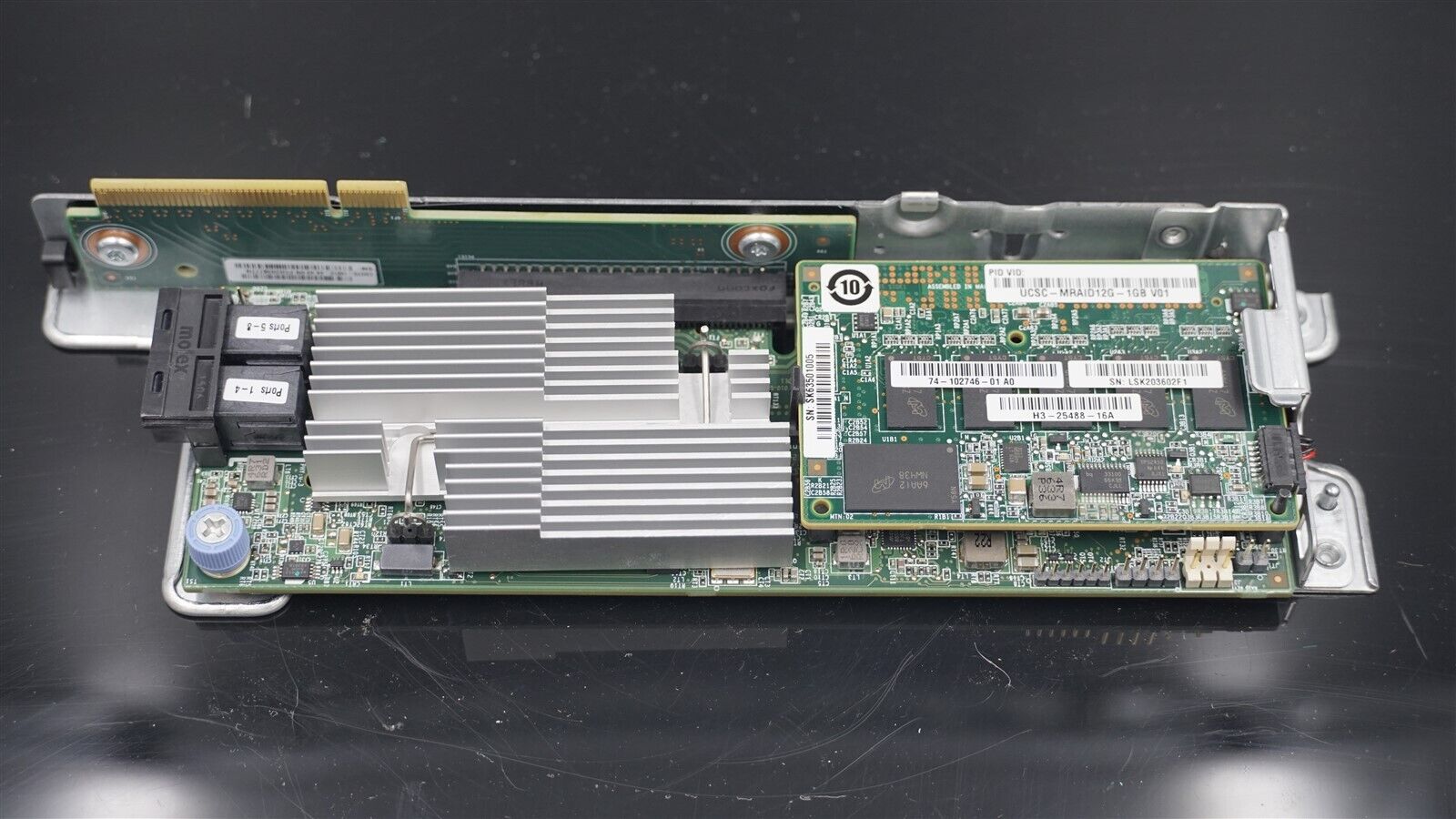 UCSC-MRAID12G CISCO 4GB V01 SAS 12Gb/s PCIe Modular RAID Controller 74-102744-01