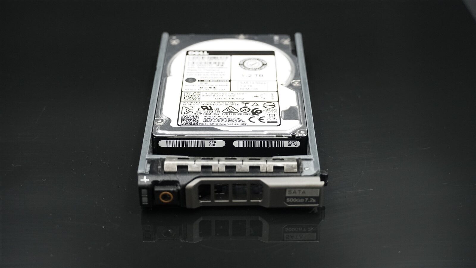 DELL 00KV02 0KV02 HUC101812CSS200 1.2TB 10K 12Gb/S 2.5" SAS HDD W/CADDY