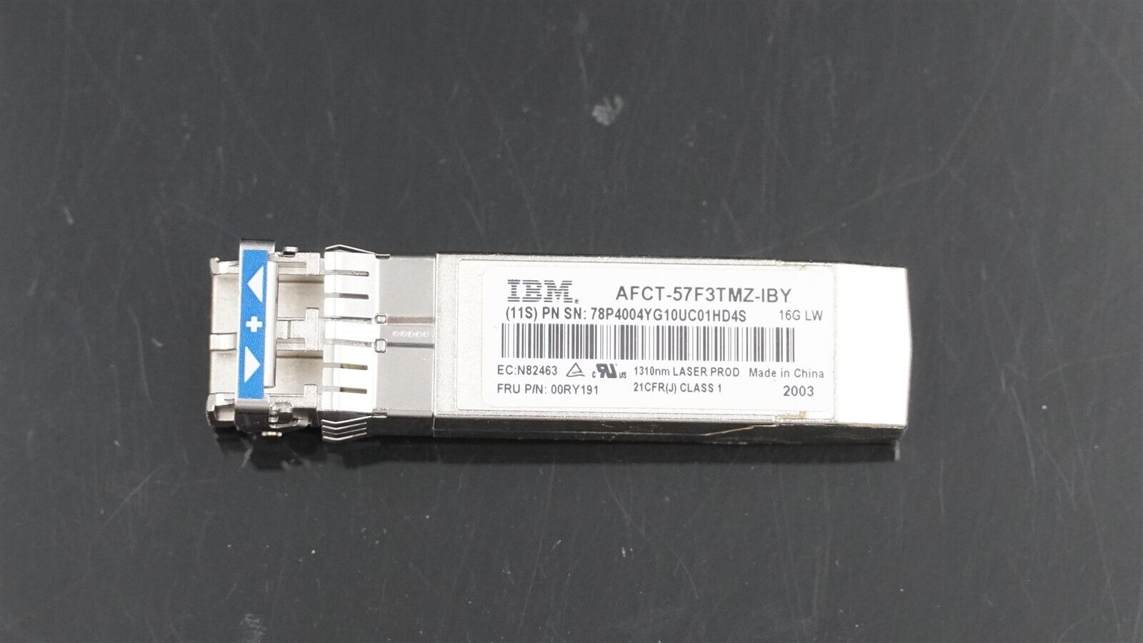 AFCT-57F3TMZ-IBY IBM 78P4004 00RY191 16GB LW 1310NM SFP+ TRANSCEIVER MODULE