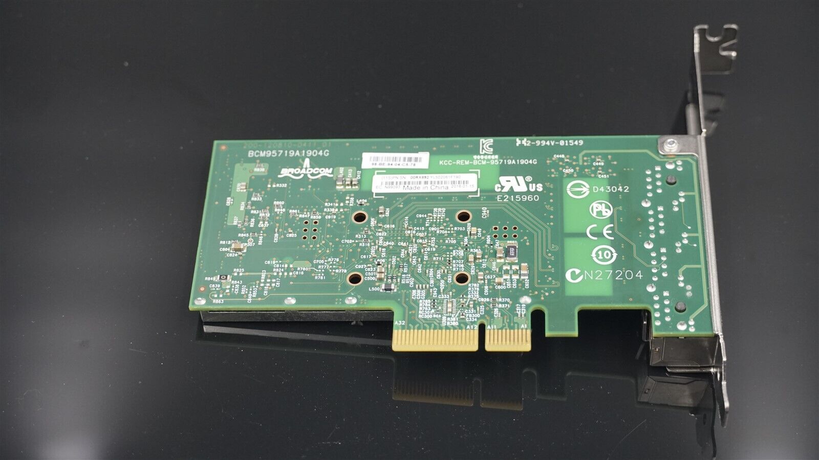 00RX892 IBM 4-PORT 1 GBE PCIE ETHERNET NETWORK ADAPTER CARD