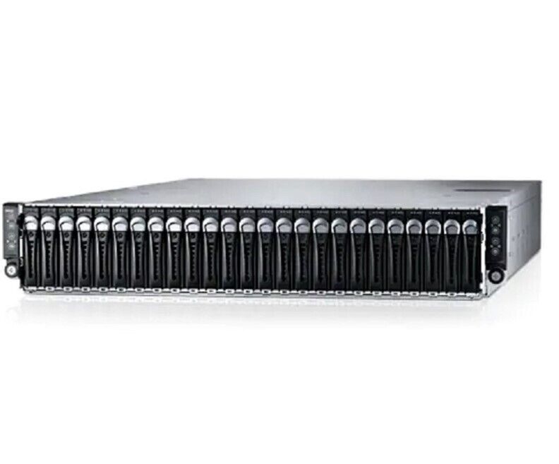 DELL POWEREDGE C6300 24SFF 2U 4x C6320 NODE 8x8C E5-2630V3 2.4GHz 512GB RAM H730