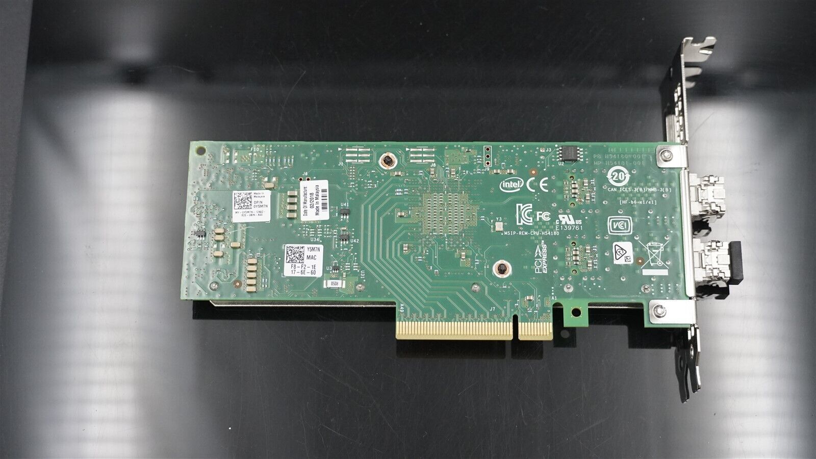 Y5M7N 0Y5M7N DELL X710-DA2 10GB DUAL PORT SFP+ NETWORK ADAPTER HIGH PROFILE