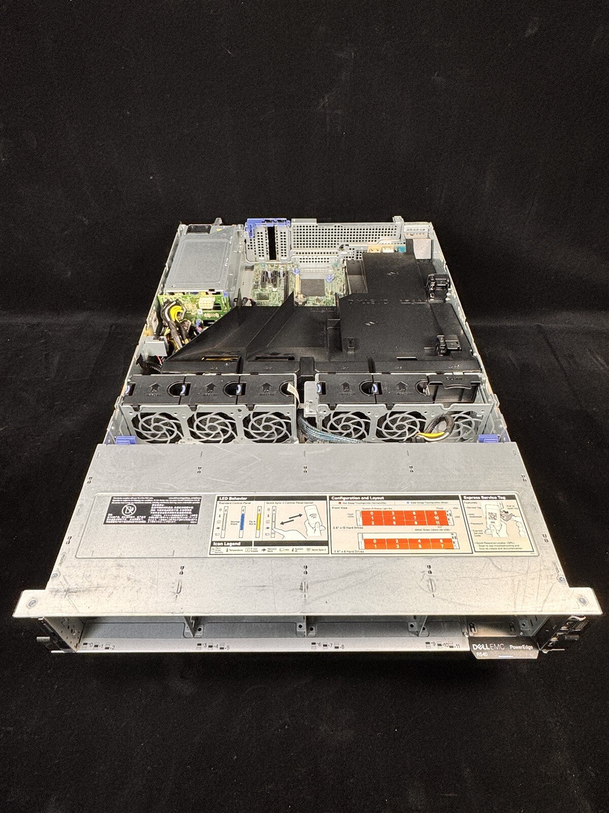 DELL POWEREDGE R540 12LFF SERVER 1x 10C SILVER 4210R 2.4GHz 32GB RAM 2x 2TB SSD
