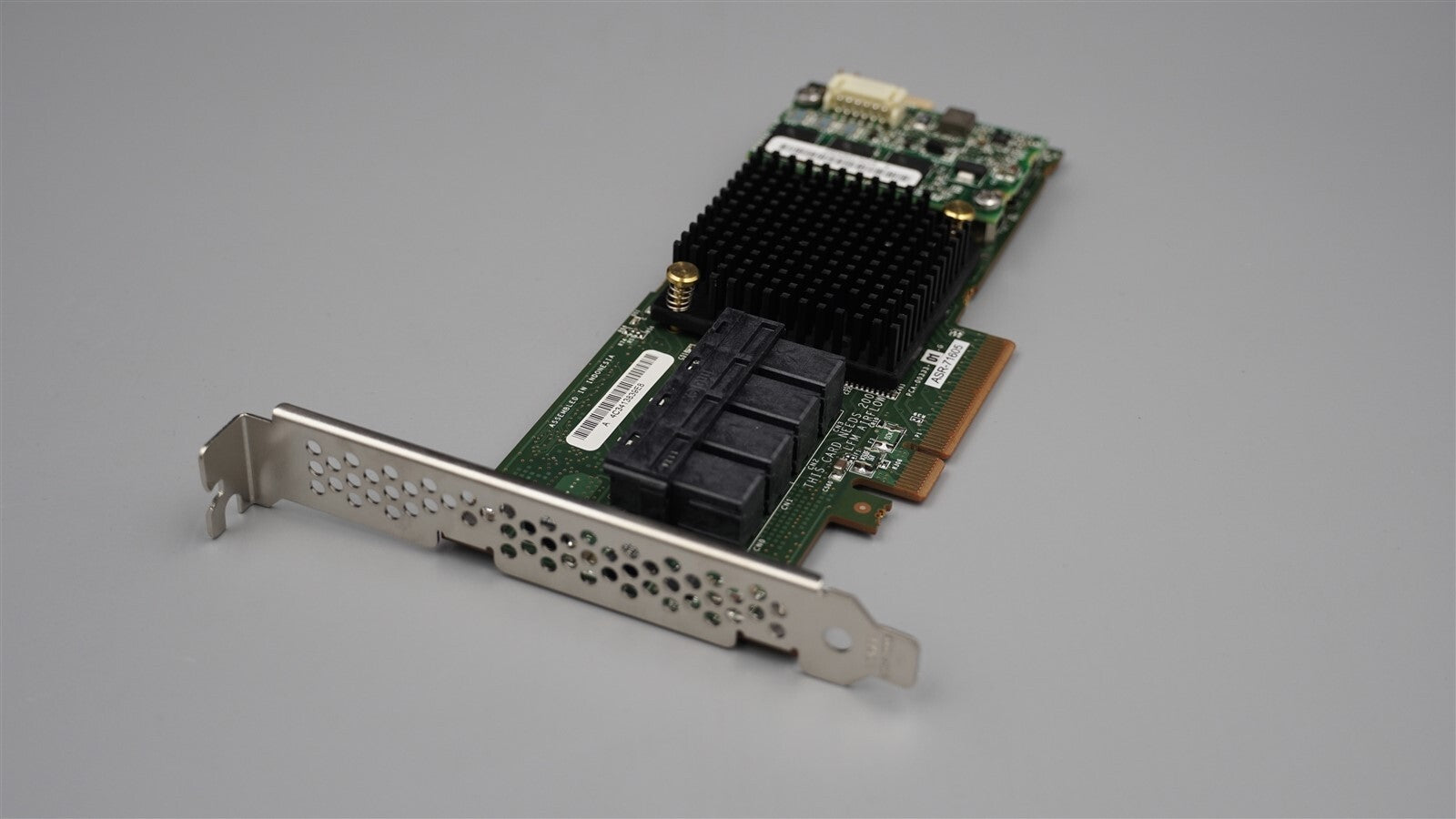 ASR-71605 ADAPTEC 16-PORT 6GB SAS/SATA PCIE RAID CONTROLLER W/ HIGH PROGILE
