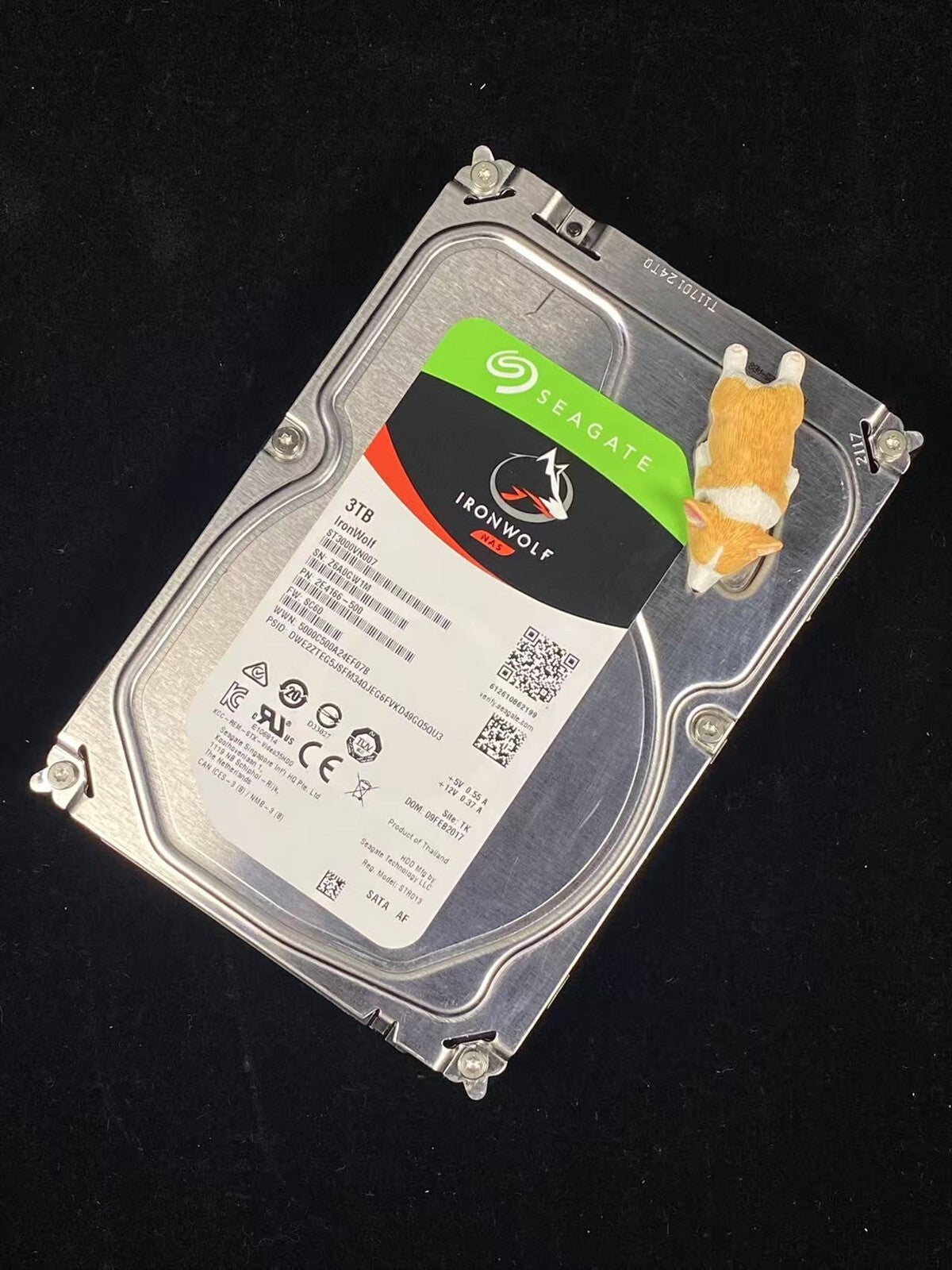 ST3000VN007 SEAGATE IRONWOLF 3TB 5.4K 6G SATA 3.5" LFF NAS HDD