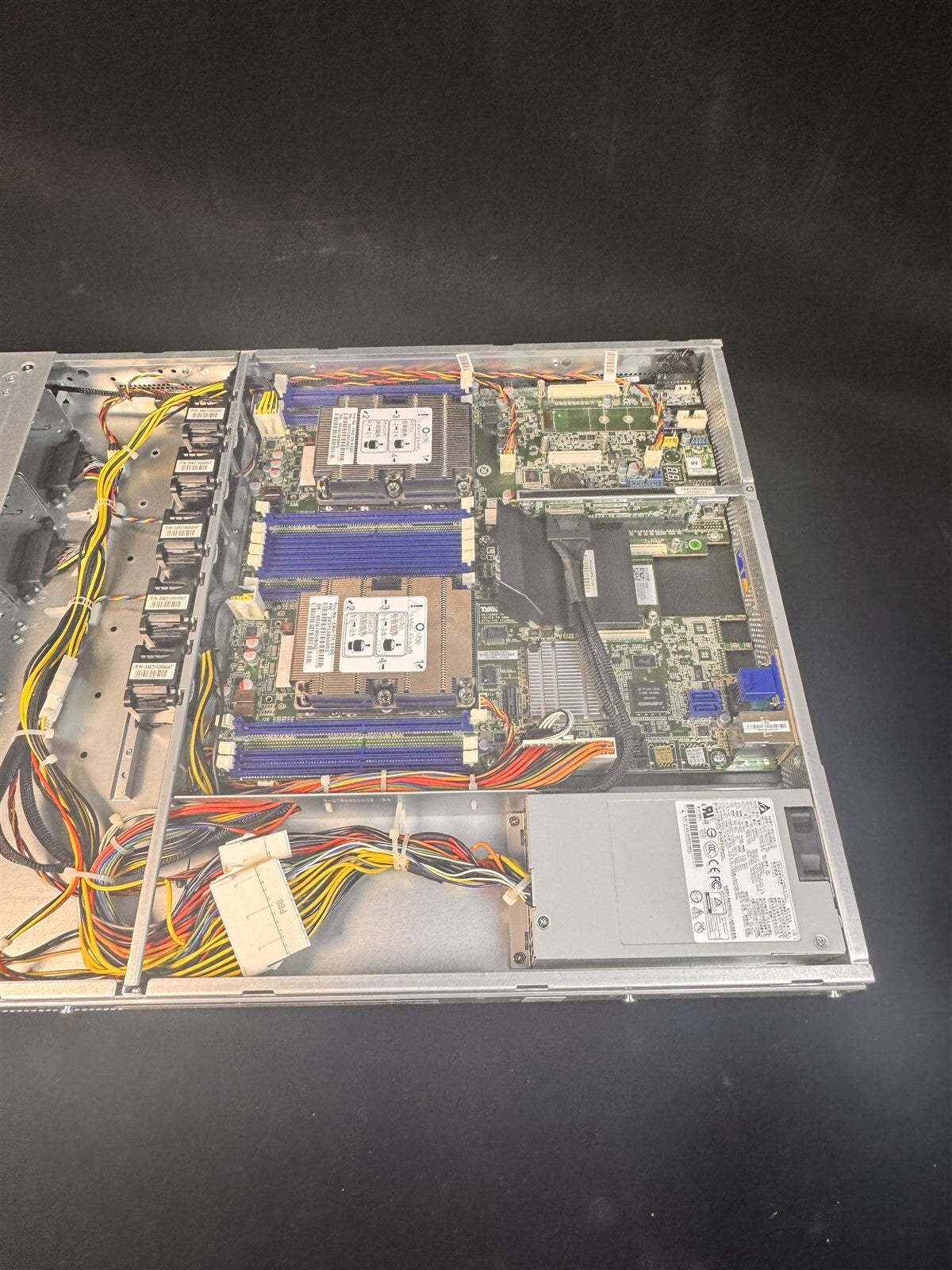 TYAN GT62D-B7106 1U SERVER 2x 24C PLATINUM 8168 2.7GHz 64GB RAM 2x 960GB NVME