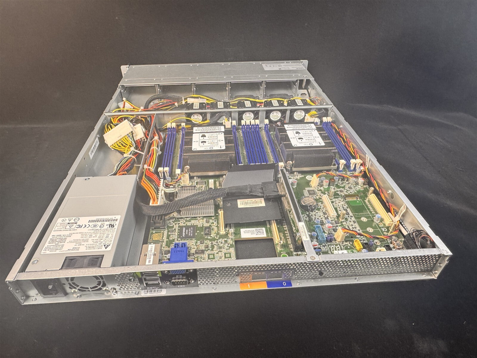 TYAN GT62D-B7106 1U SERVER 2x 20 CORE GOLD 6148 2.4GHz 64GB RAM 2x 960GB NVME