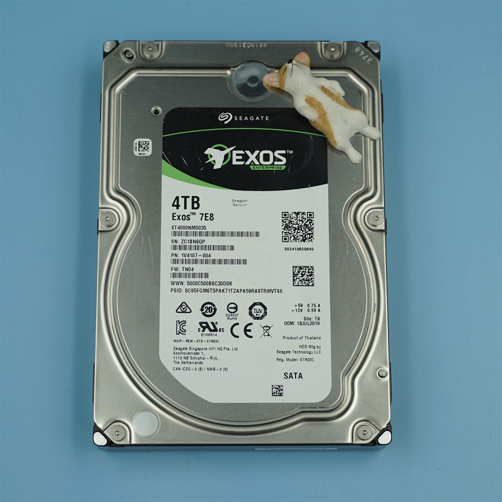 ST4000NM0035 SEAGATE EXOS 1V4107-536 4TB 3.5 SATA HARD DRIVE GRADE A 100% HEALTH