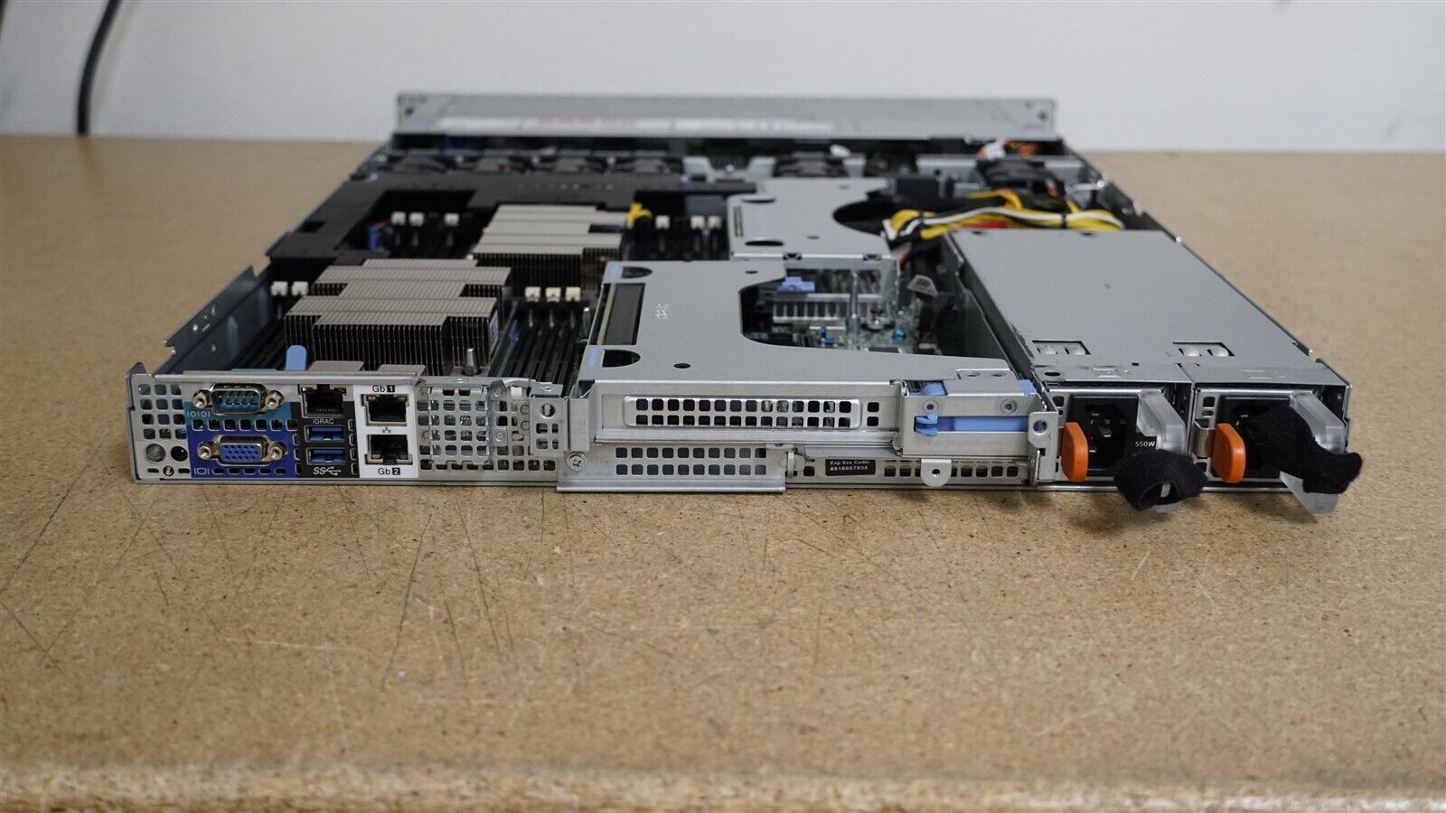 DELL POWEREDGE R440 8SFF SERVER 2x 20C GOLD 6138 2.0GHz 128GB RAM 2x TRAY H330