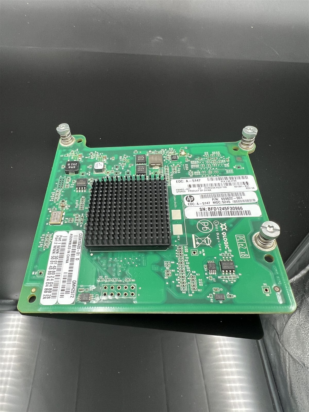 656452-001 659822-001 HPE QMH2572 8Gb FIBRE CHANNEL HOST BUS ADAPTER 651281-B21