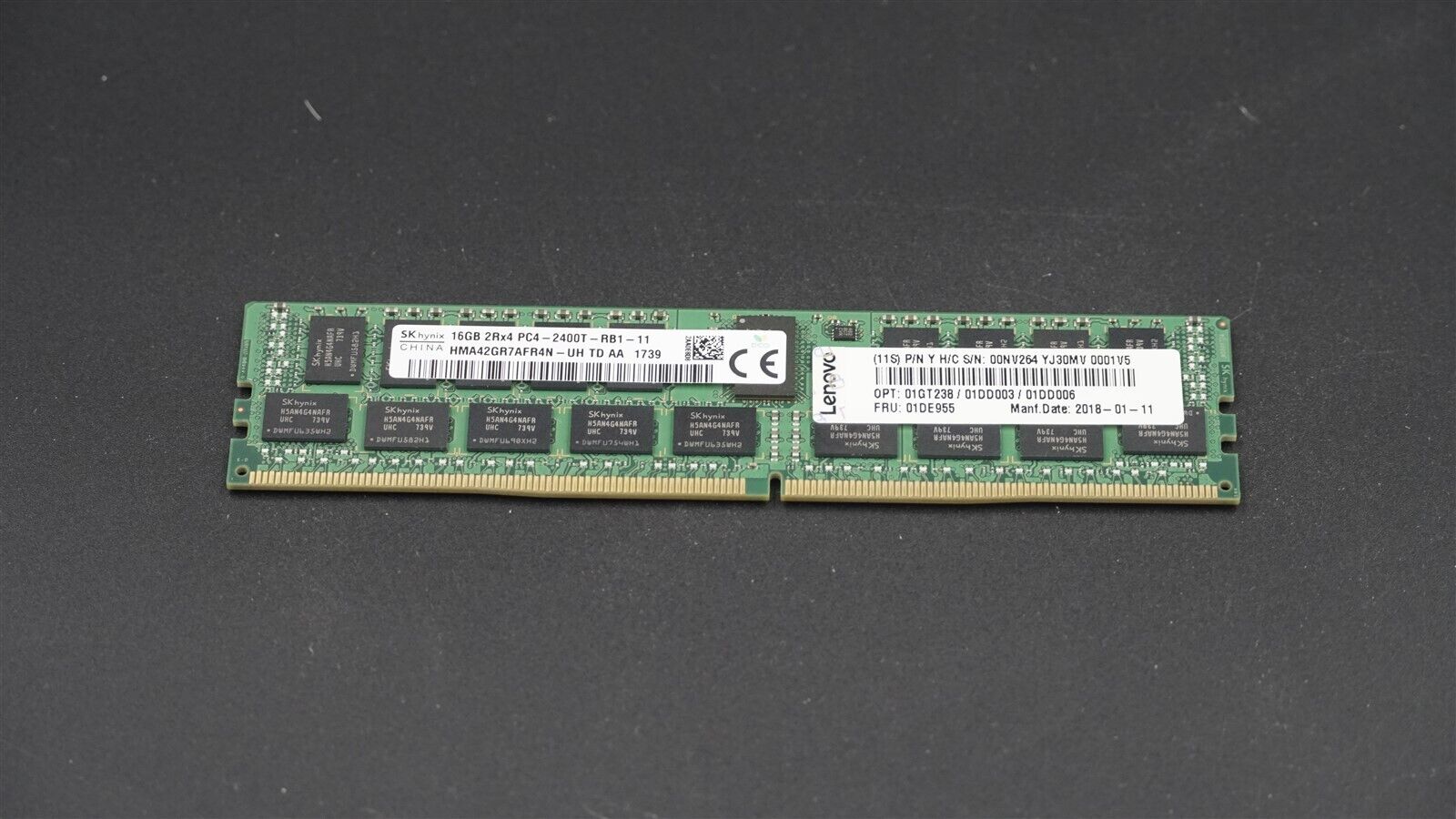 HMA42GR7AFR4N-UH HYNIX 16GB (1X16GB) 2Rx4 DDR4-2400T ECC RAM Server Memory