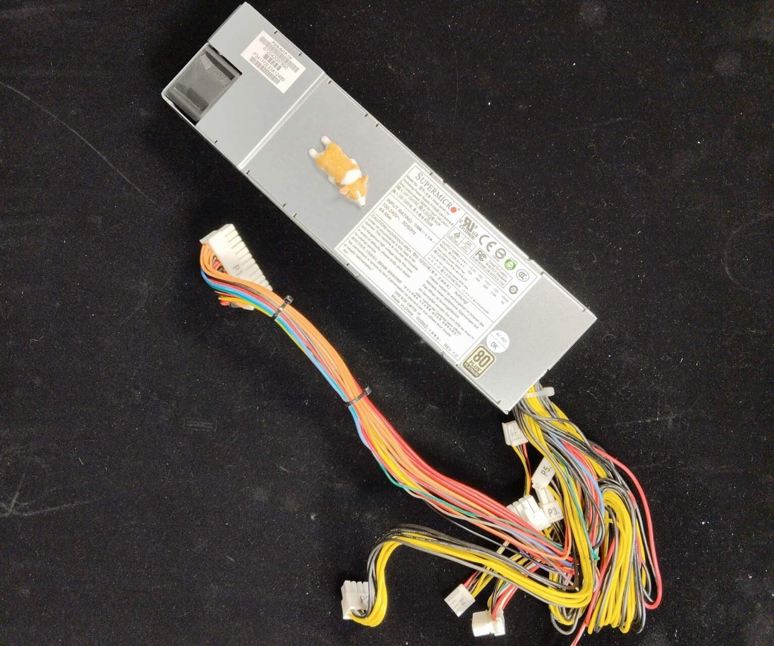 PWS-341P-1H SUPERMICRO 340W 80+ PLATINUM MULTI-OUTPUT SWITCHING POWER SUPPLY