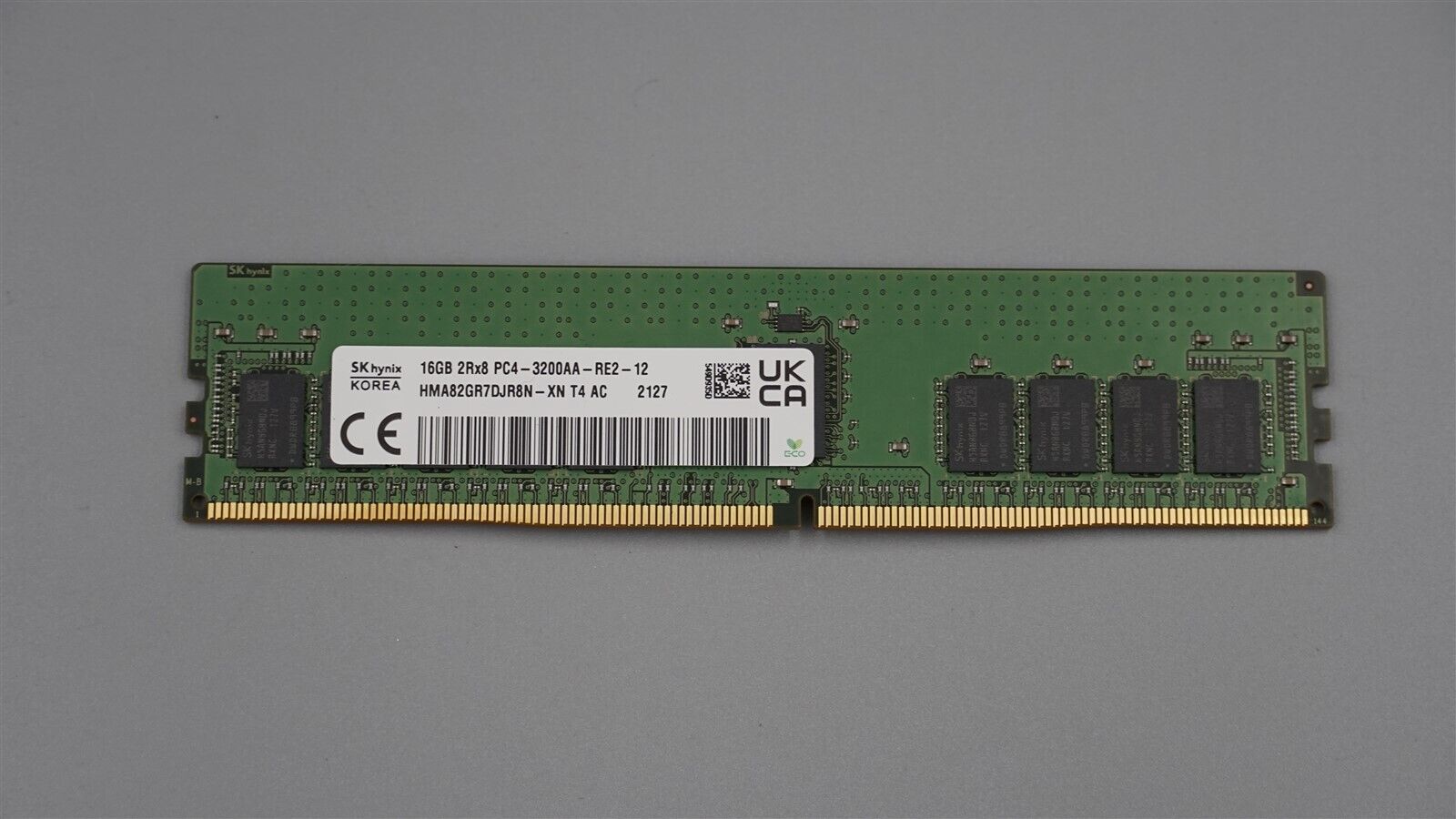 HMA82GR7DJR8N-XN HYNIX 16GB 2Rx8 PC4 25600 DDR4 3200 REG SERVER MEMORY