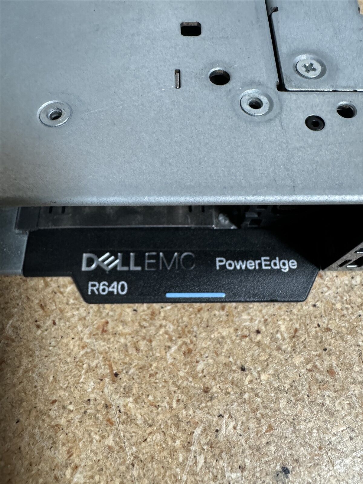 DELL POWEREDGE R640 10SFF 2x 18 CORE GOLD 6154 3.0GHz 384GB RAM H330 RAIL