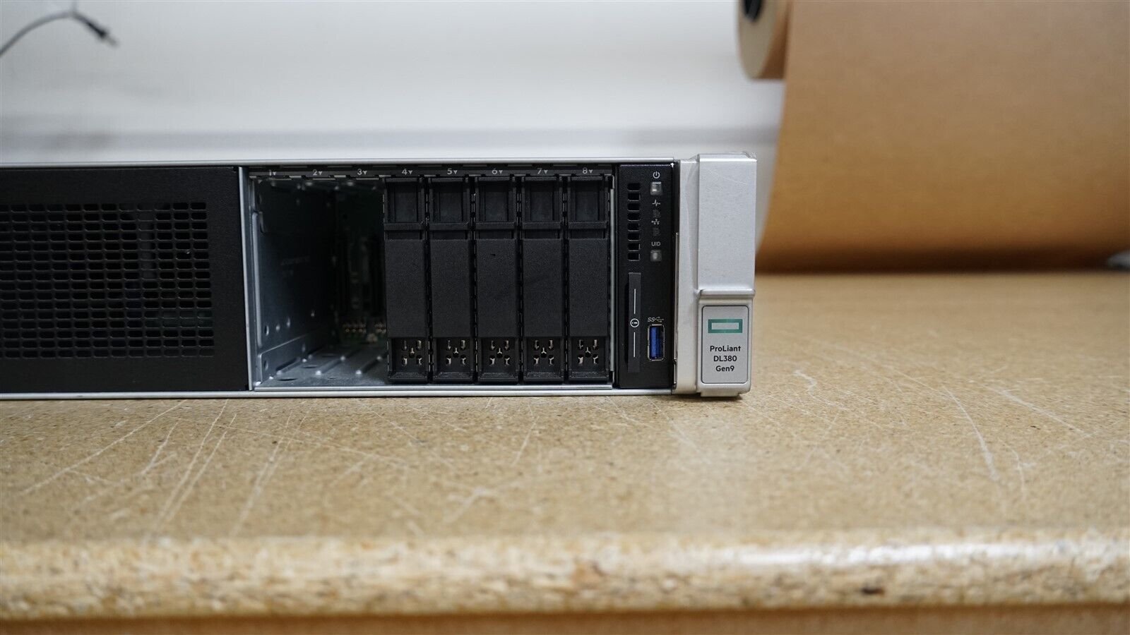 HP ProLiant DL380 Gen9 G9 8SFF 2x 12 CORE E5-2690v3 2.6GHz 64GB RAM RAIL 4x TRAY