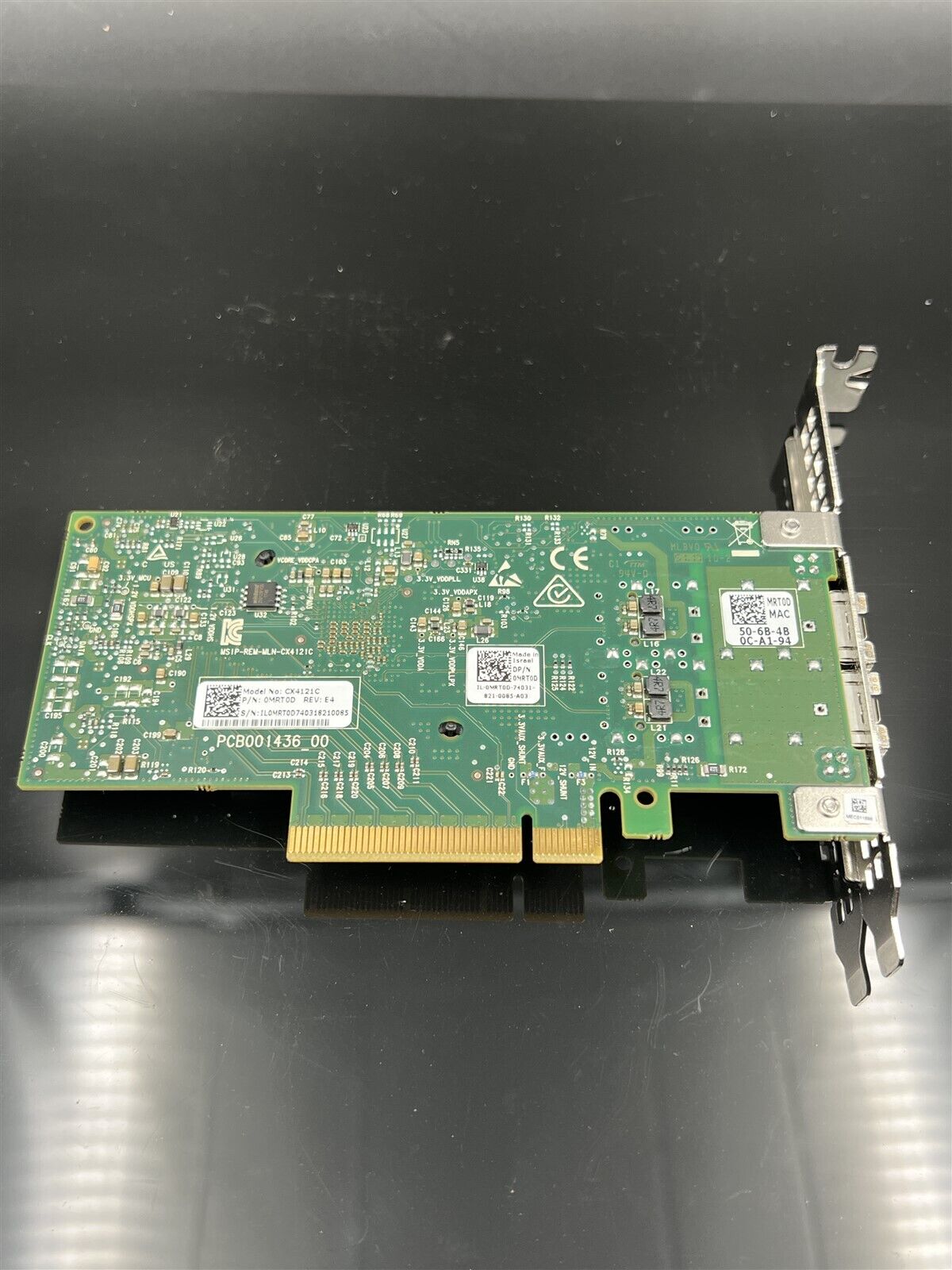 MRT0D DELL MELLANOX CX4121C 25GB DUAL PORTS SFP PCIE NETWORK ADAPTER