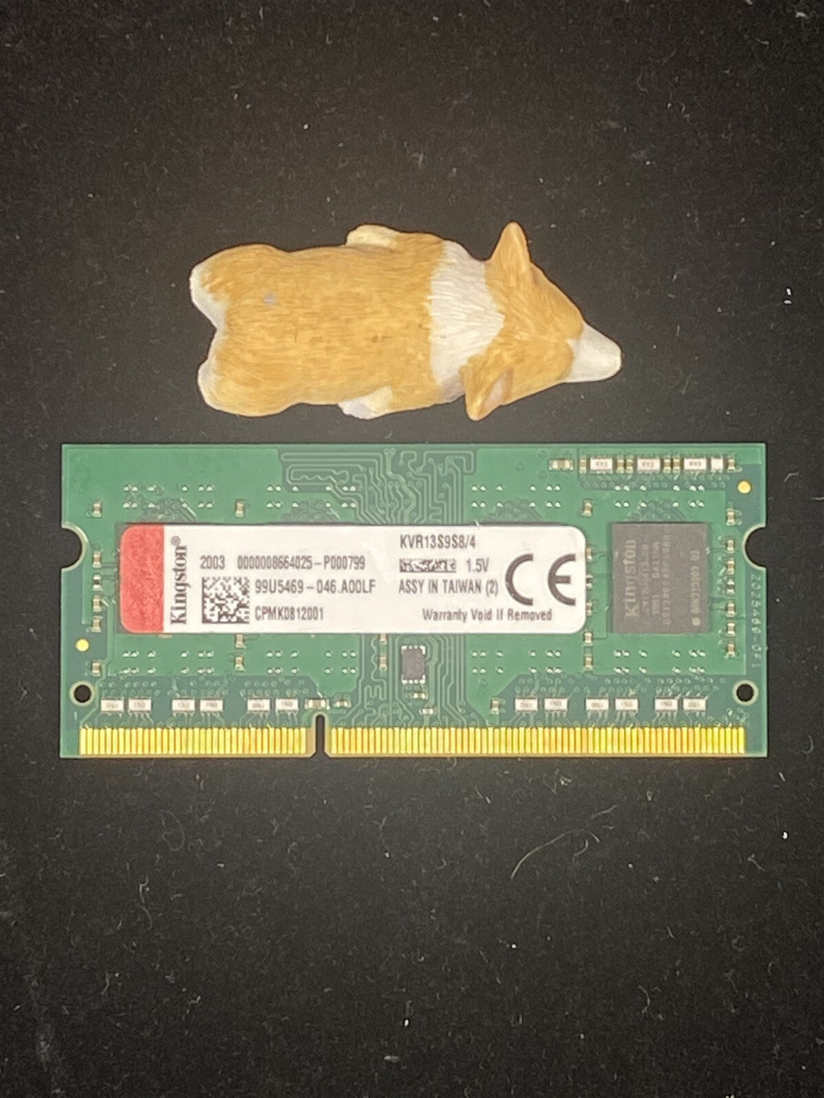 KVR13S9S8/4 KINGSTON 4GB (1x 4GB) PC3-10600 DDR3 1300 1.5V SODIMM LAPTOP MEMORY