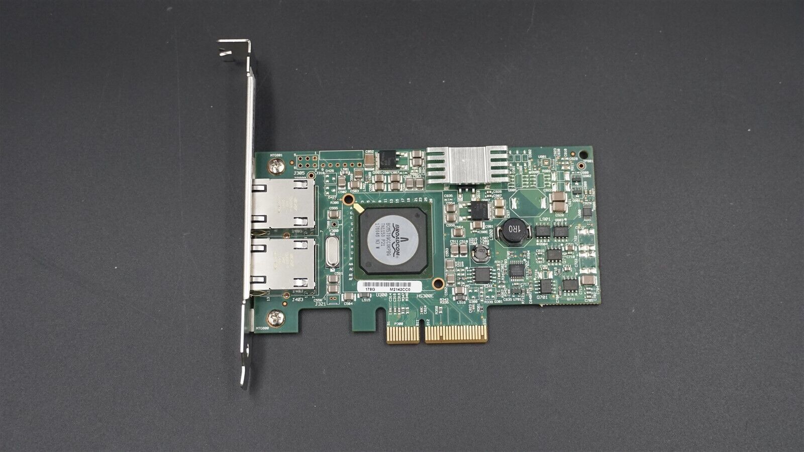 DELL 0G218C BOARDCOM 5709 2-PORT 1GB PCI-E ETHERNET NETWORK ADAPTER HIGH PROFILE