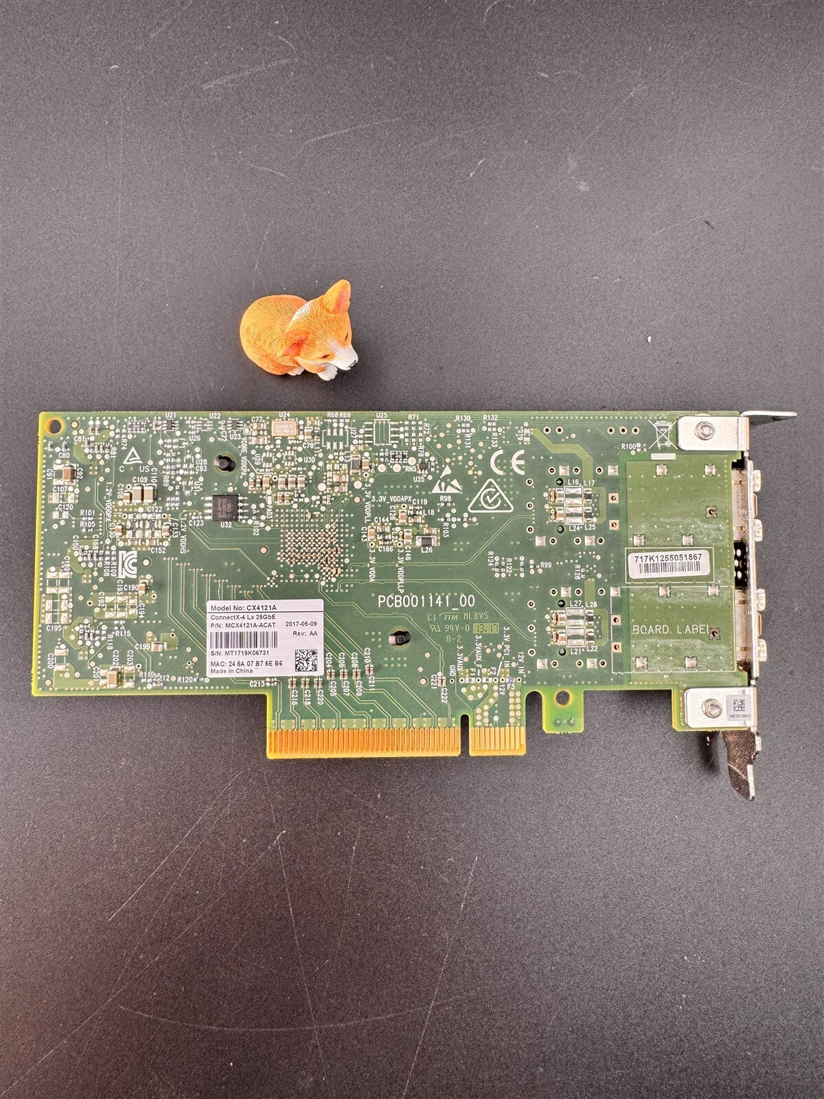 CX4121A MELLANOX 25GB CONNECTX-4 DUAL PORTS SFP28 LOW BRACKET MCX4121A-ACAT