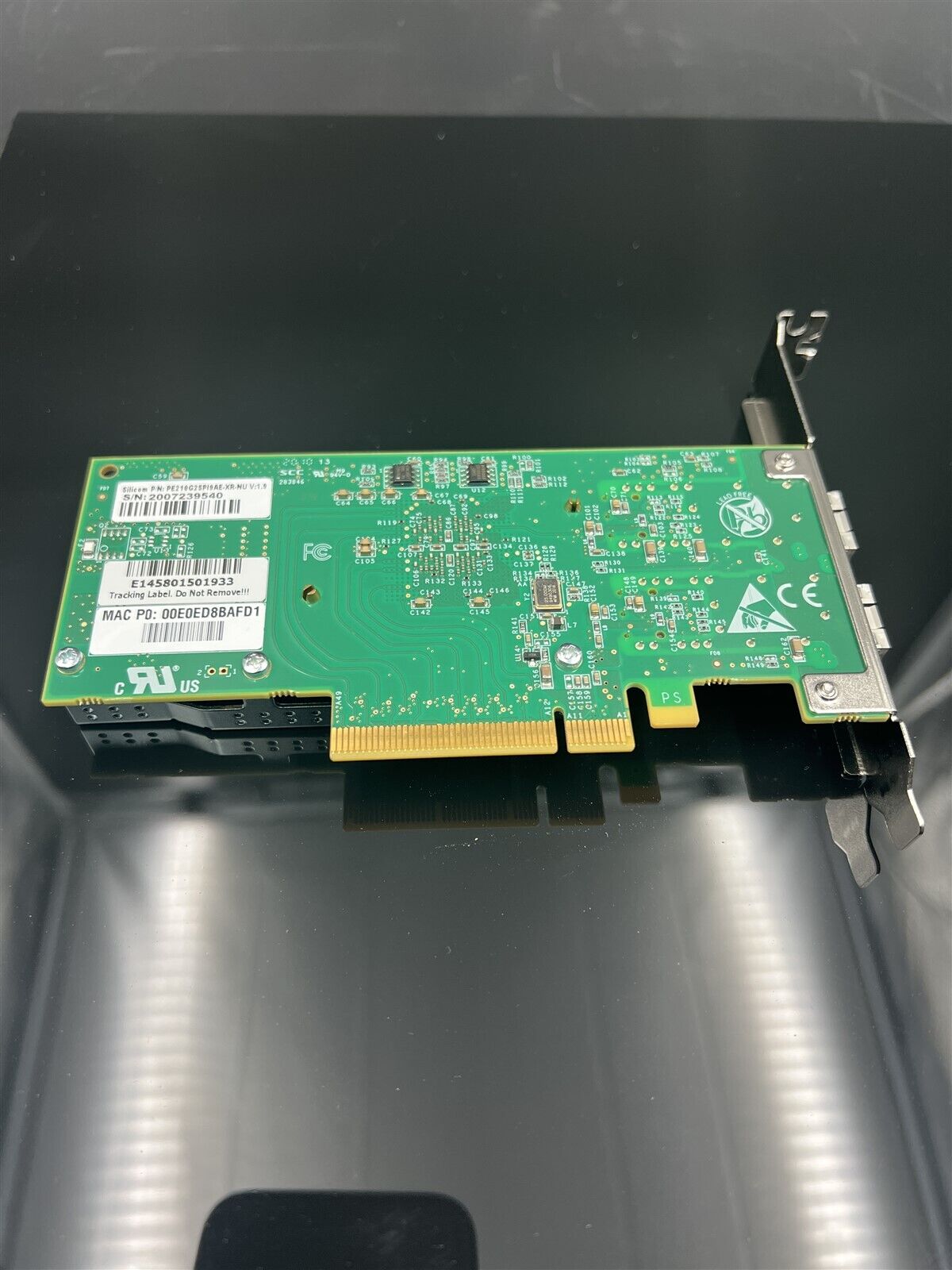 SILICOME PE210G2SPI9AE-XR-NU 2-PORT 10GB SFP+ PCI-E NETWORK ADAPTER HIGH PROFILE