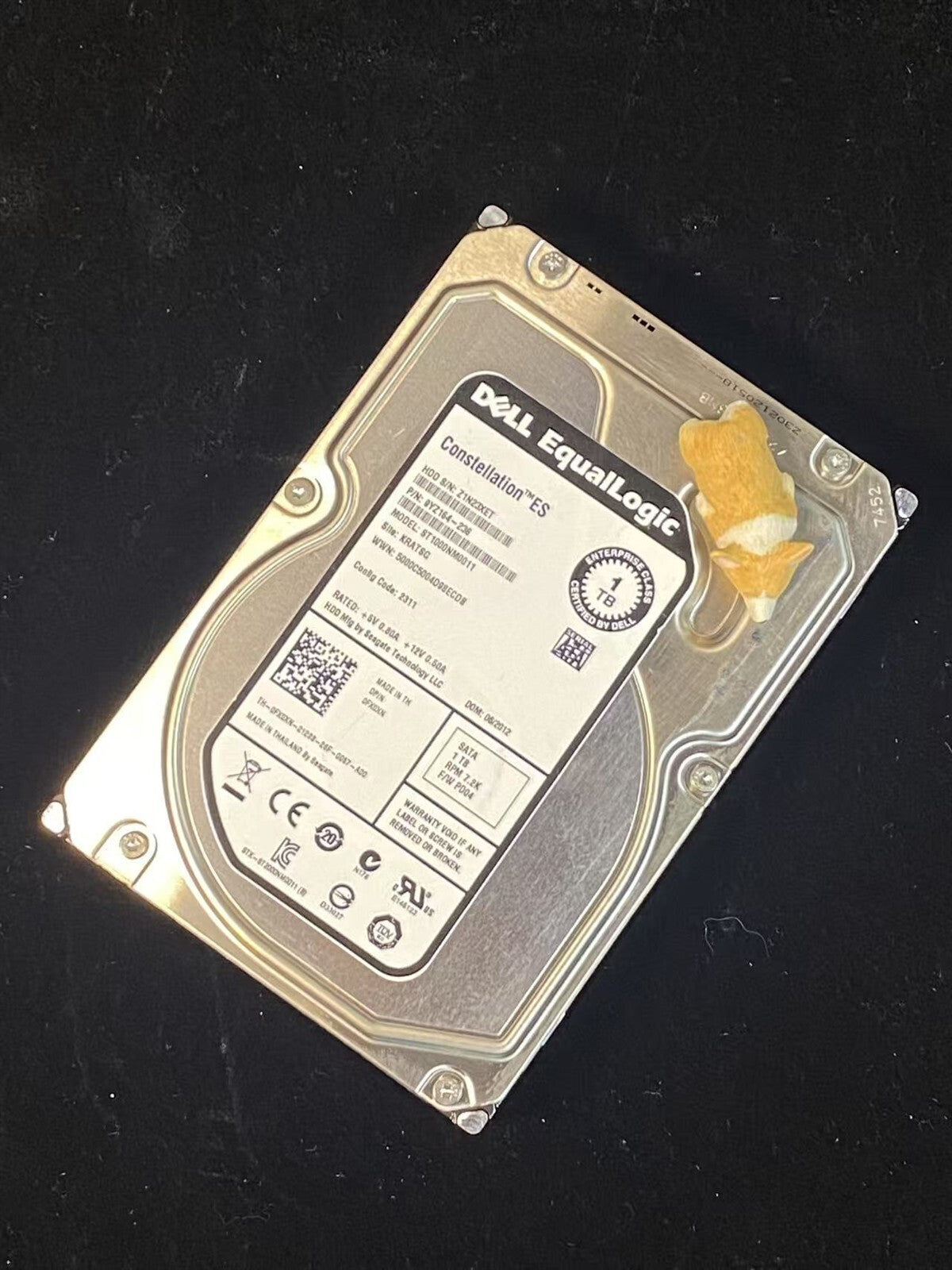 FX0XN DELL ST1000NM0011 SEAGATE CONSTELLATION ES 1TB SATA III 7.2K 3.5" LFF HDD