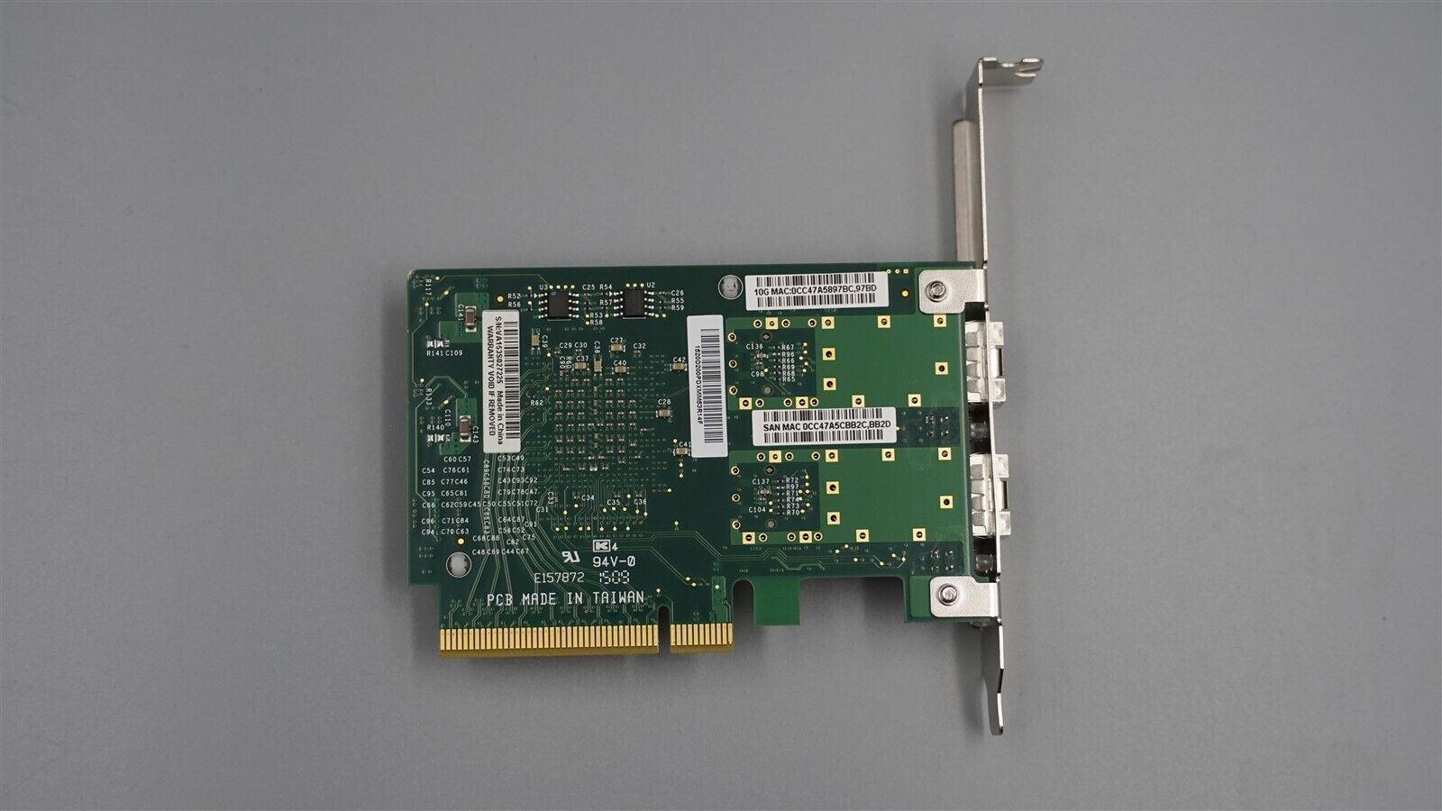 AOC-STGN-I2S R2.0 SUPERMICRO DUAL PROTS 10GBE ETHERNET ADAPTER X520 HIGH PROFLIE