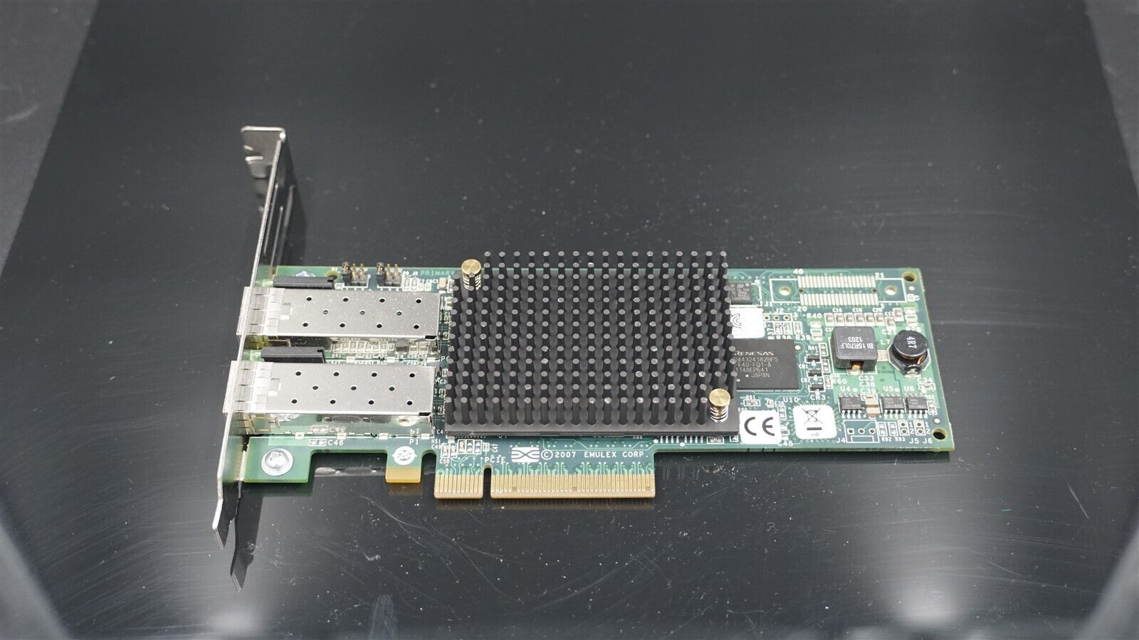 HP EMULEX 489193-001 LPE12002 2-PORT 8GB CHANNEL PCIE HBA AJ763 HIGH PROFILE