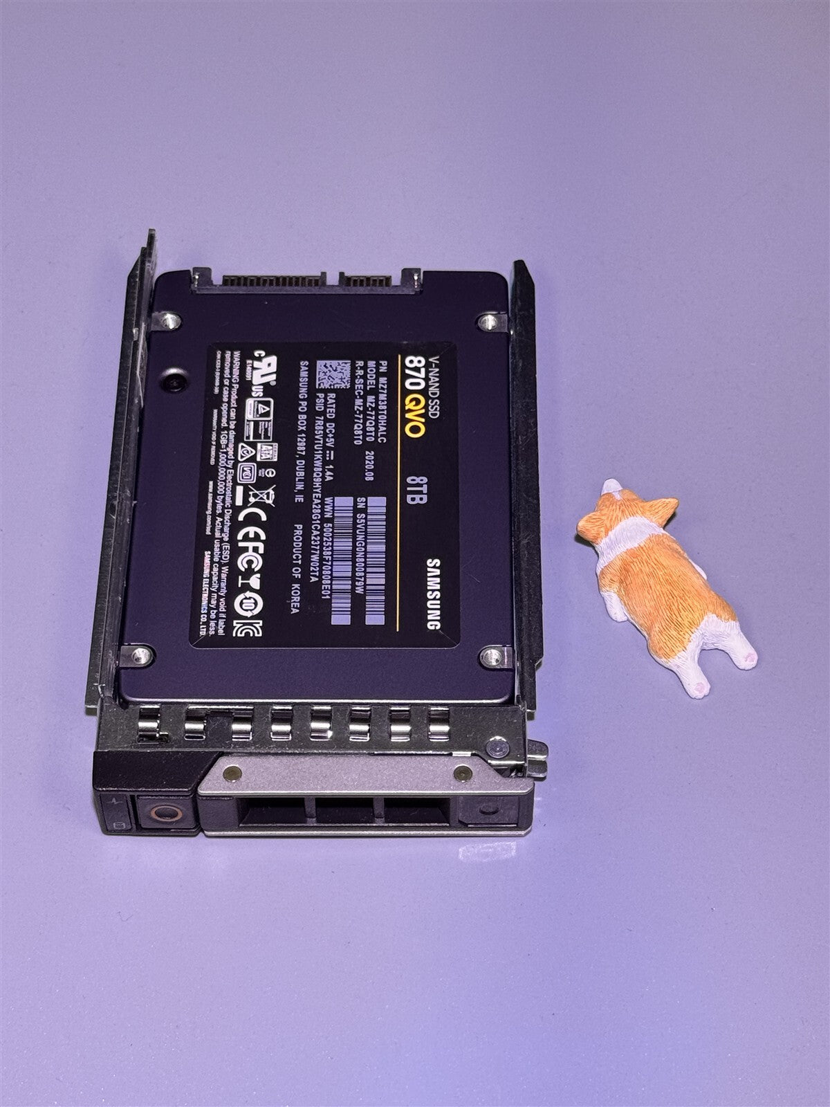 MZ-77Q8T0 SAMSUNG 8TB 6Gbps 860 QVO SATA III 2.5" SSD POWEREDGE R640 R740 R740XD