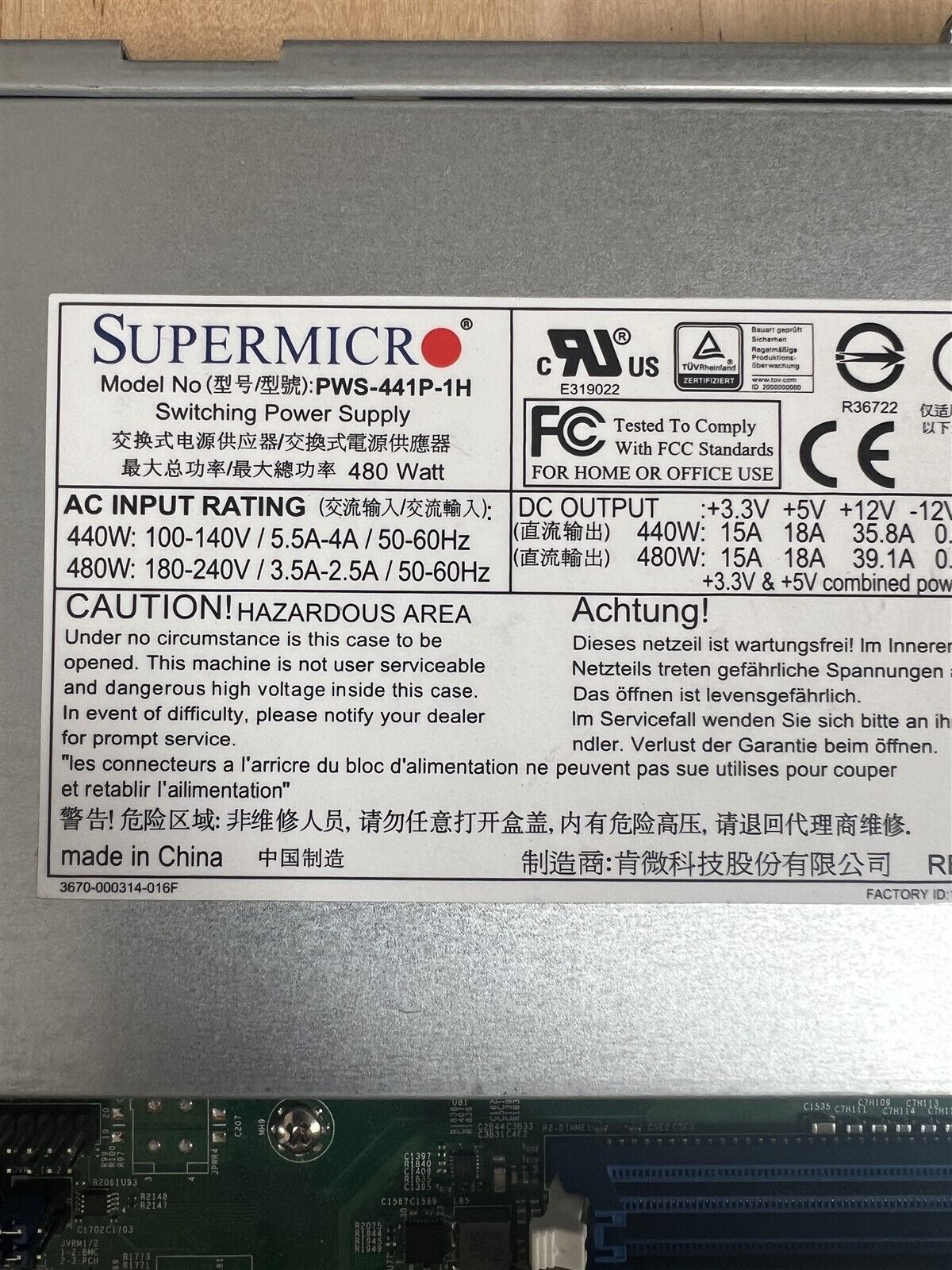 SYS-6018R-TD SUPERMICRO 1U X10DRD-L 2x 10C E5-2630LV4 1.8G 64GB RAM SERVER