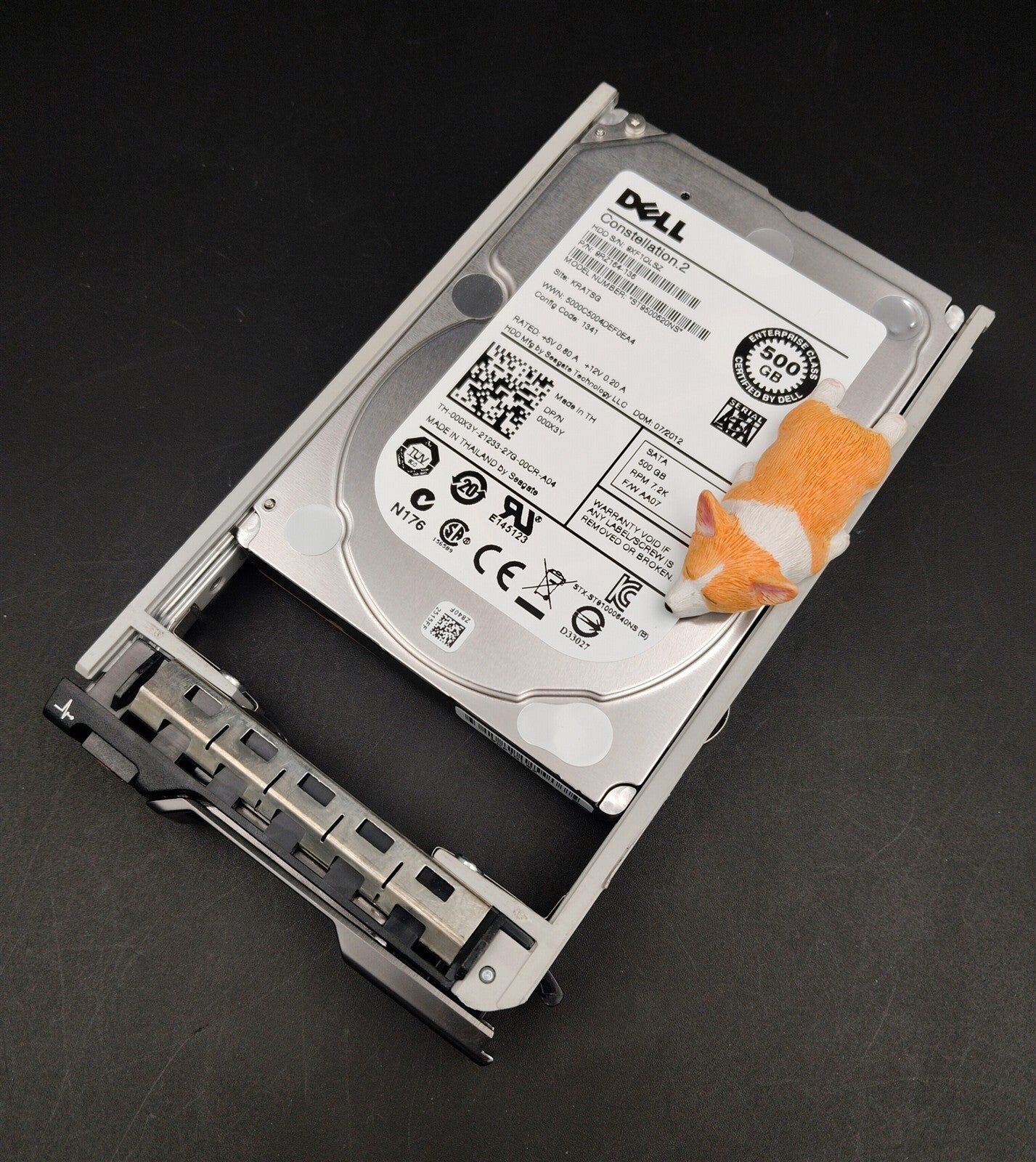 00X3Y 000X3Y ST9500620NS DELL 500GB 7.2K 6G SATA 2.5" SFF ENTERPRISE HARD DRIVE