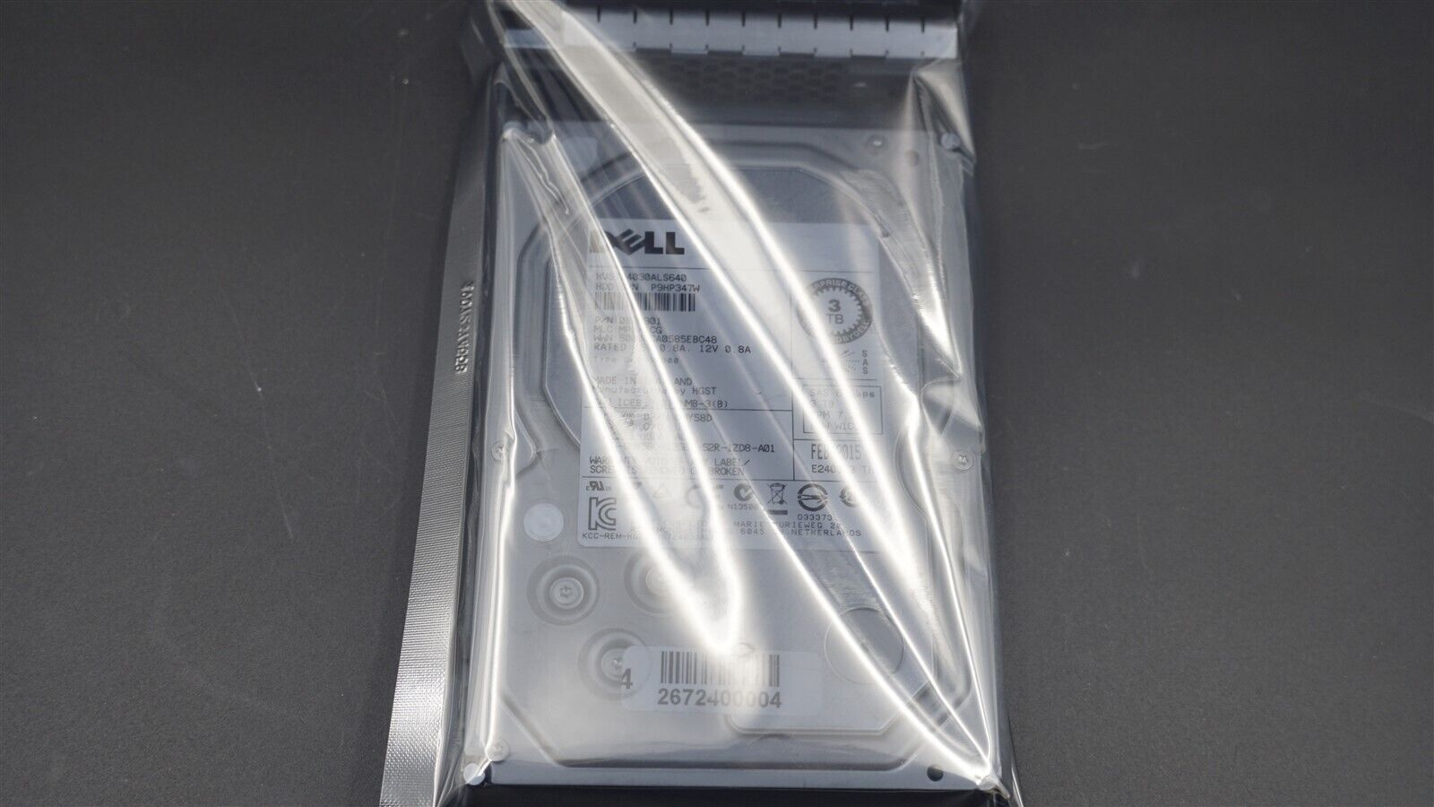 DELL MY58D 0MY58D 0B26901 HUA724030ALS640 3TB 7.2K 6GB/S 3.5" SAS HARD DRIVE