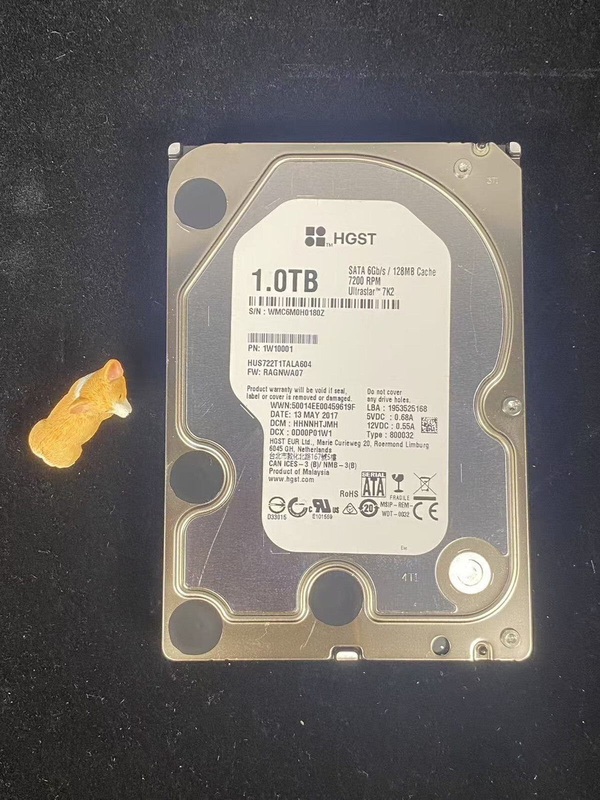 HUS722T1TALA604 HGST 1TB 7.2K SATAIII 6G 3.5" HARD DRIVE