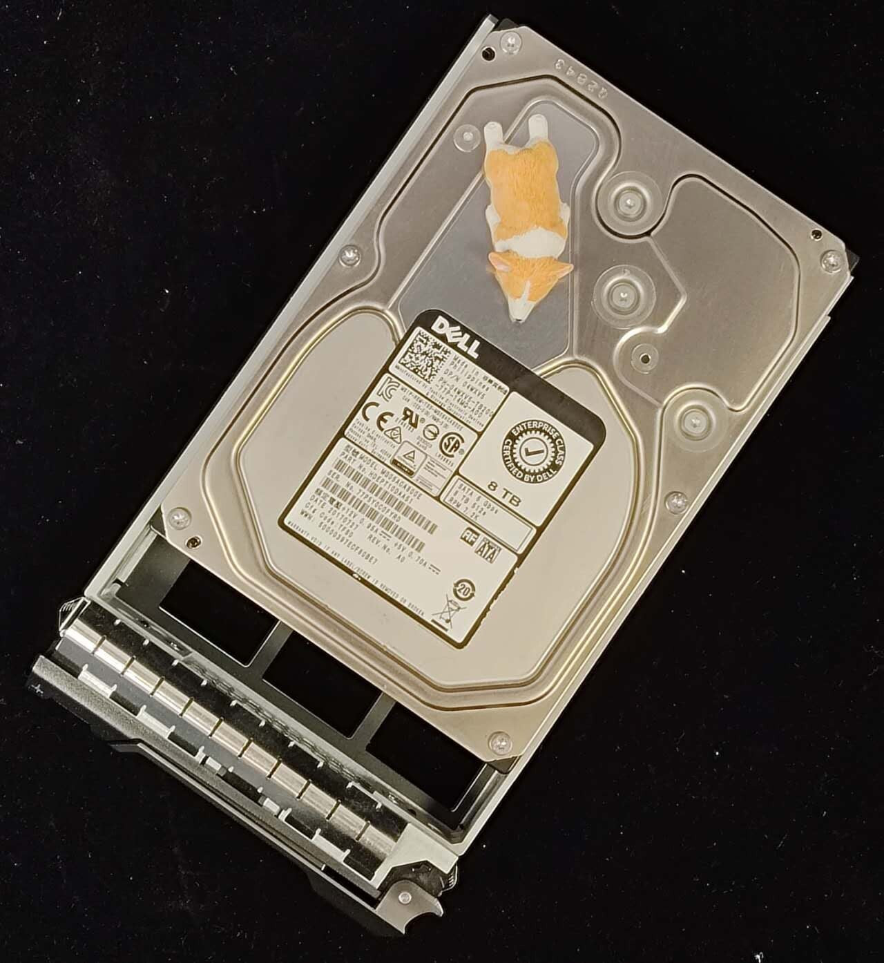 4WXV5 DELL TOSHIBA 8TB 7.2K 6G SATA 3.5" LFF HDD MG05ACA800E 04WXV5 R730 R530