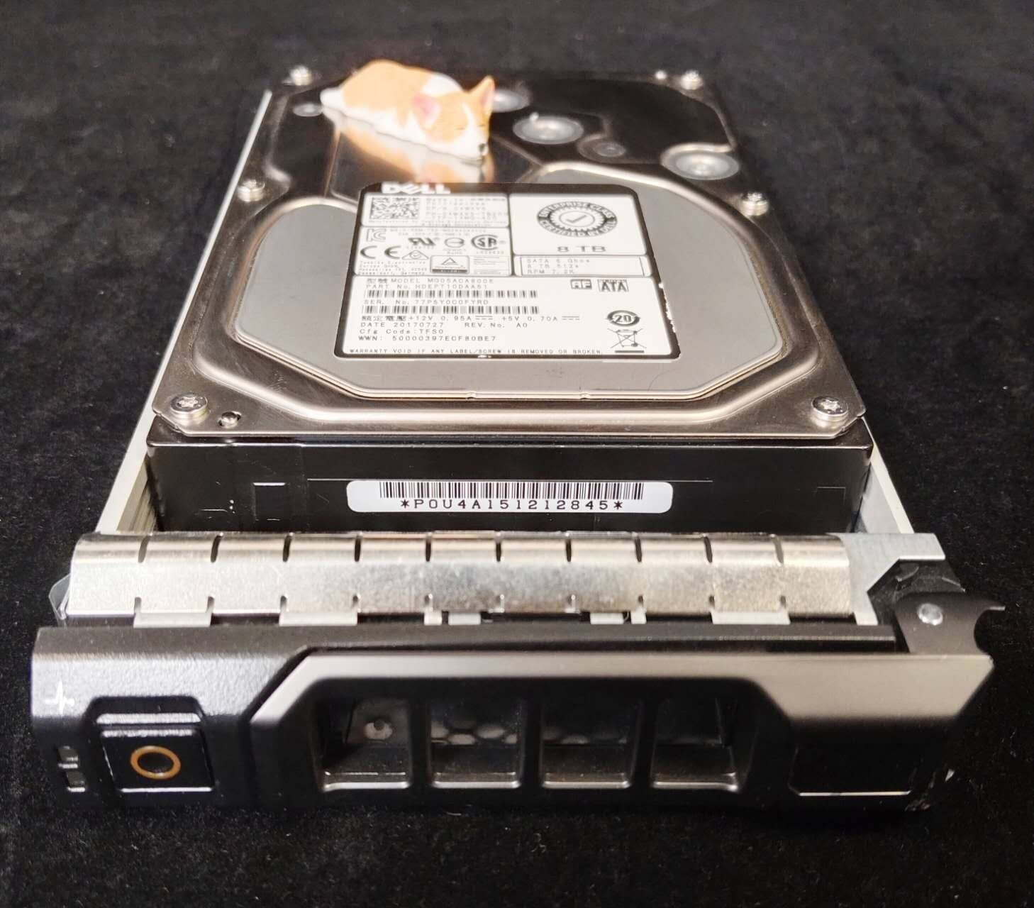 4WXV5 DELL TOSHIBA 8TB 7.2K 6G SATA 3.5" LFF HDD MG05ACA800E 04WXV5 R730 R530