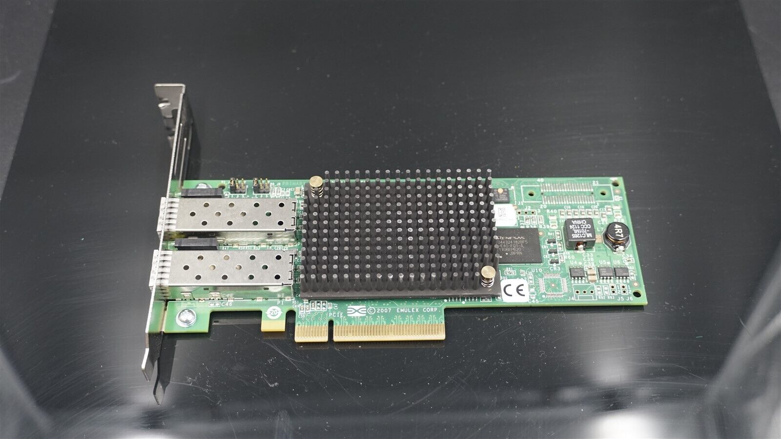 EMULEX LPE12002 DUAL PORT 8GB CHANNEL PCI-E HBA P002181-01B HIGH PROFILE