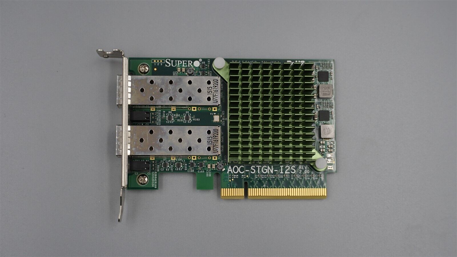 AOC-STGN-I2S R2.0 SUPERMICRO DUAL PROTS 10GBE ETHERNET ADAPTER X520 LOW PROFLIE