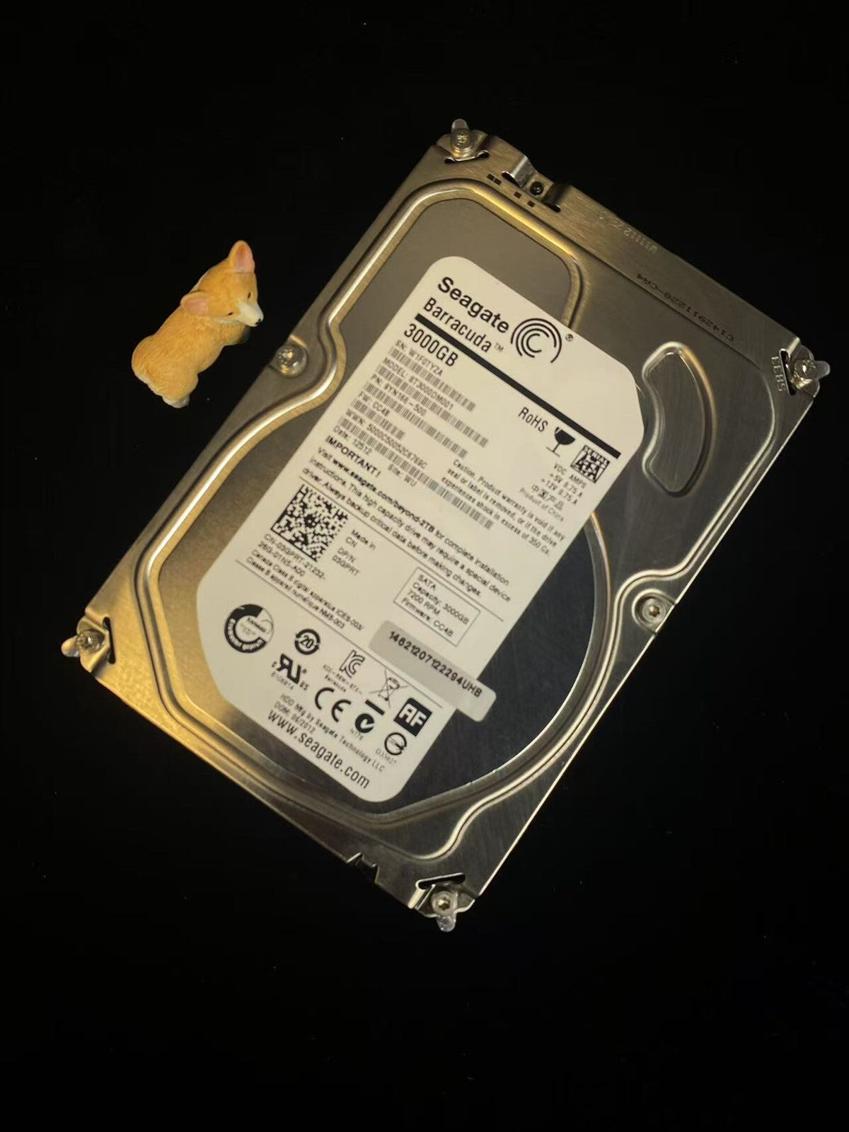 3GPRT DELL SEAGATE 3TB 7.2K 6G SATA 3.5" LFF HDD ST3000DM001 03GPRT
