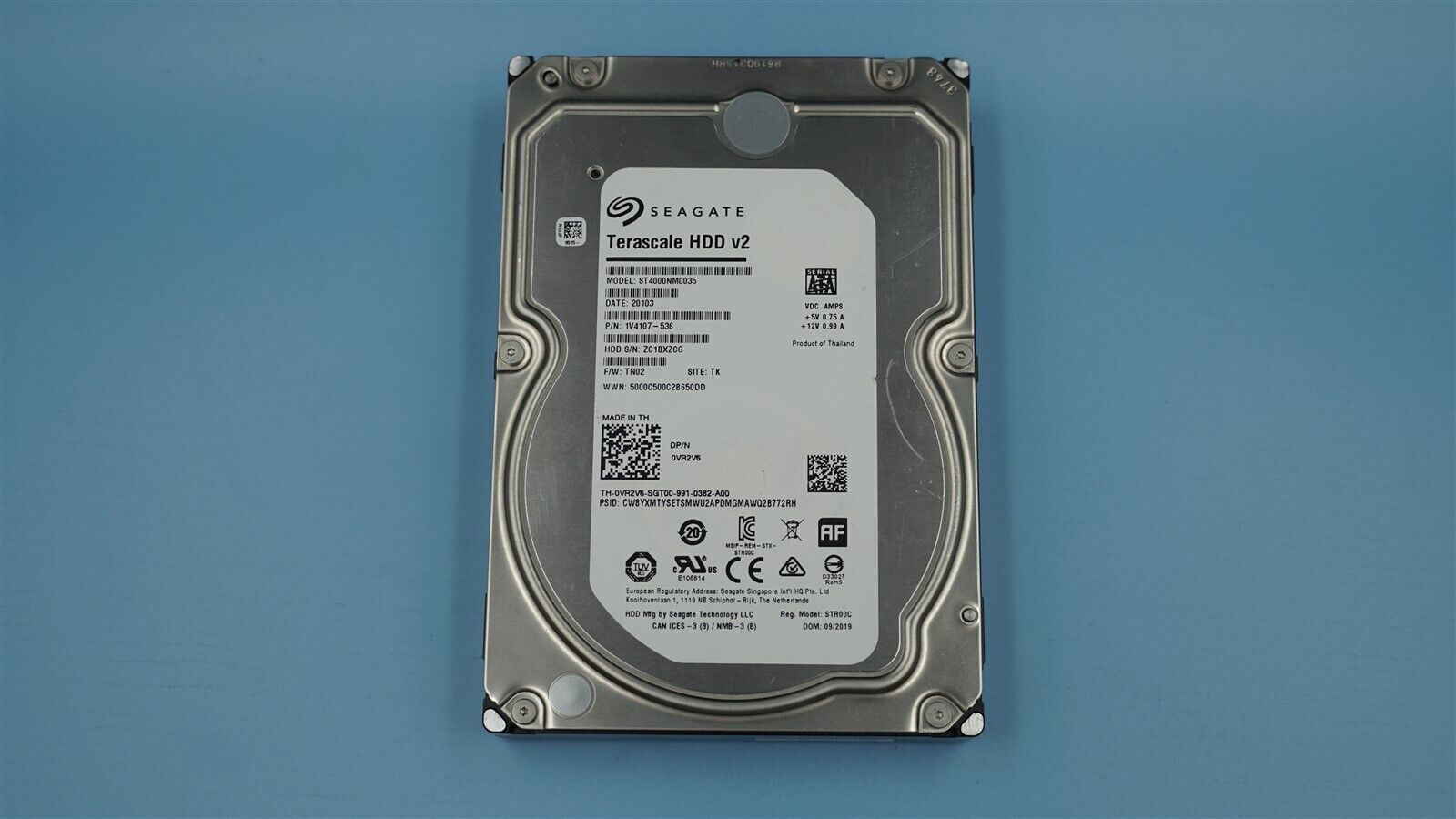 ST4000NM0035 SEAGATE 1V4107-536 4TB 3.5" SATA HARD DRIVE PC DESKTOP