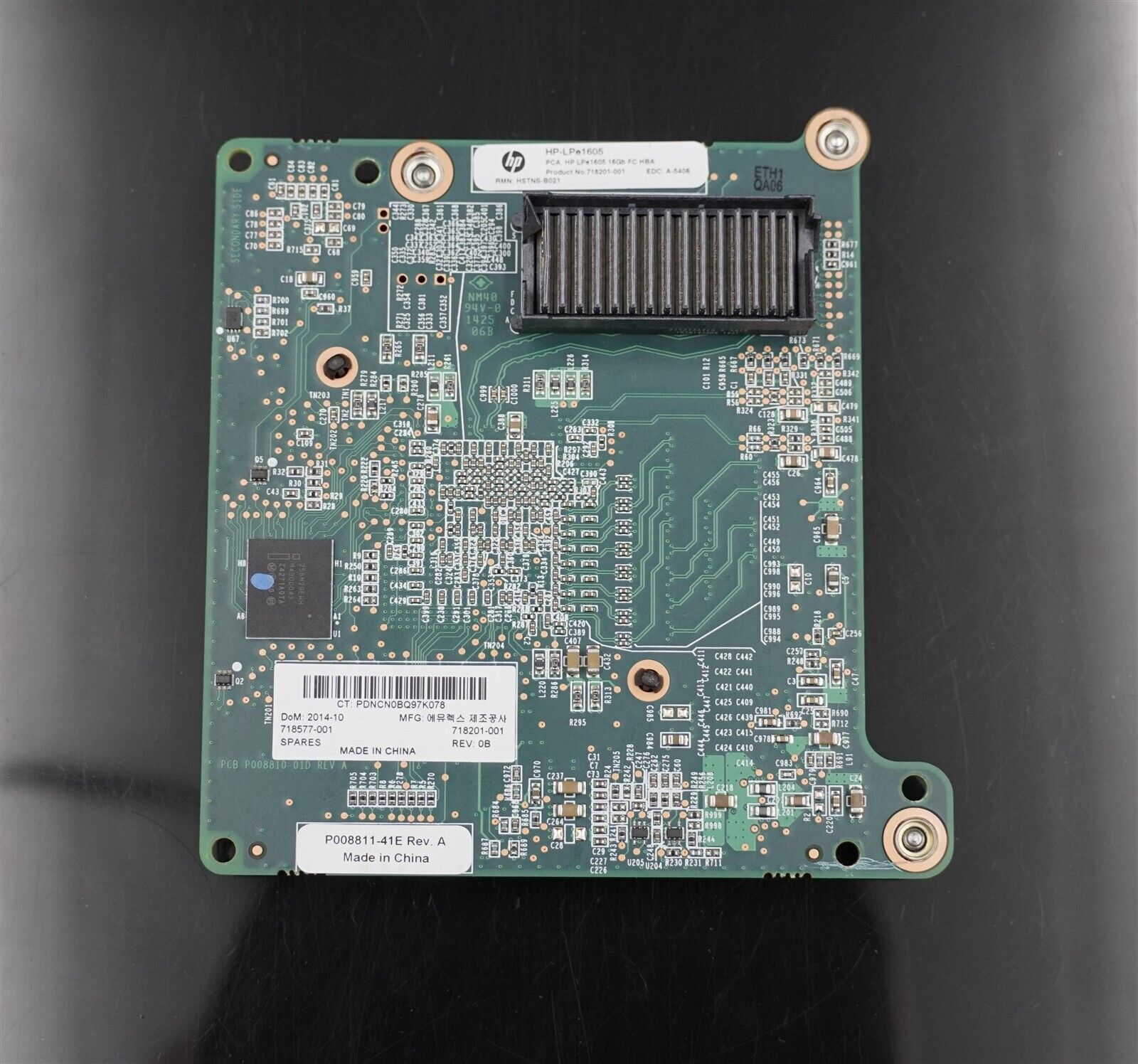 718577-001 718201-001 HPE LPe1605 16Gb Fibre Channel Mezzanine Host Bus Adapter